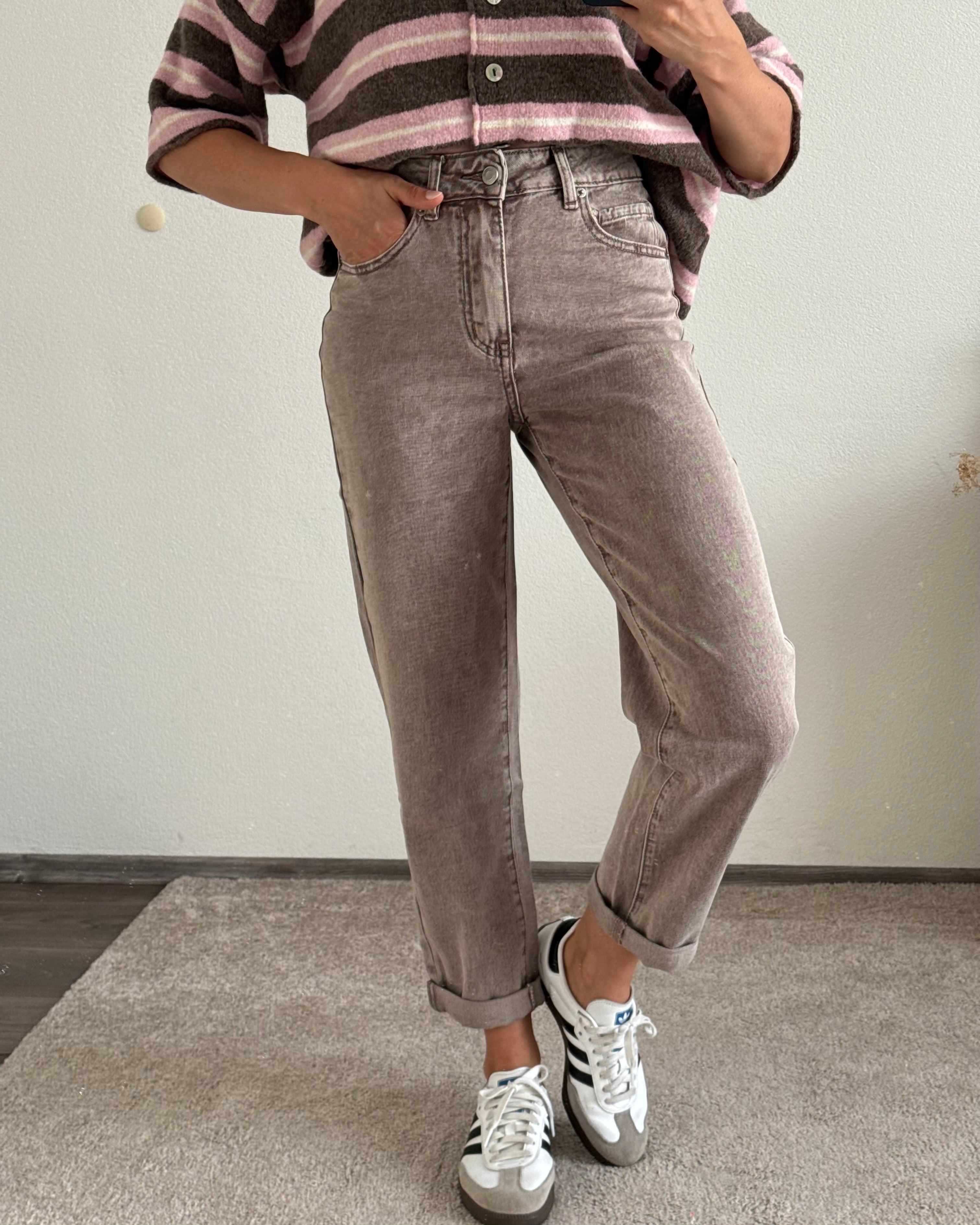 MOM JEANS Mocha