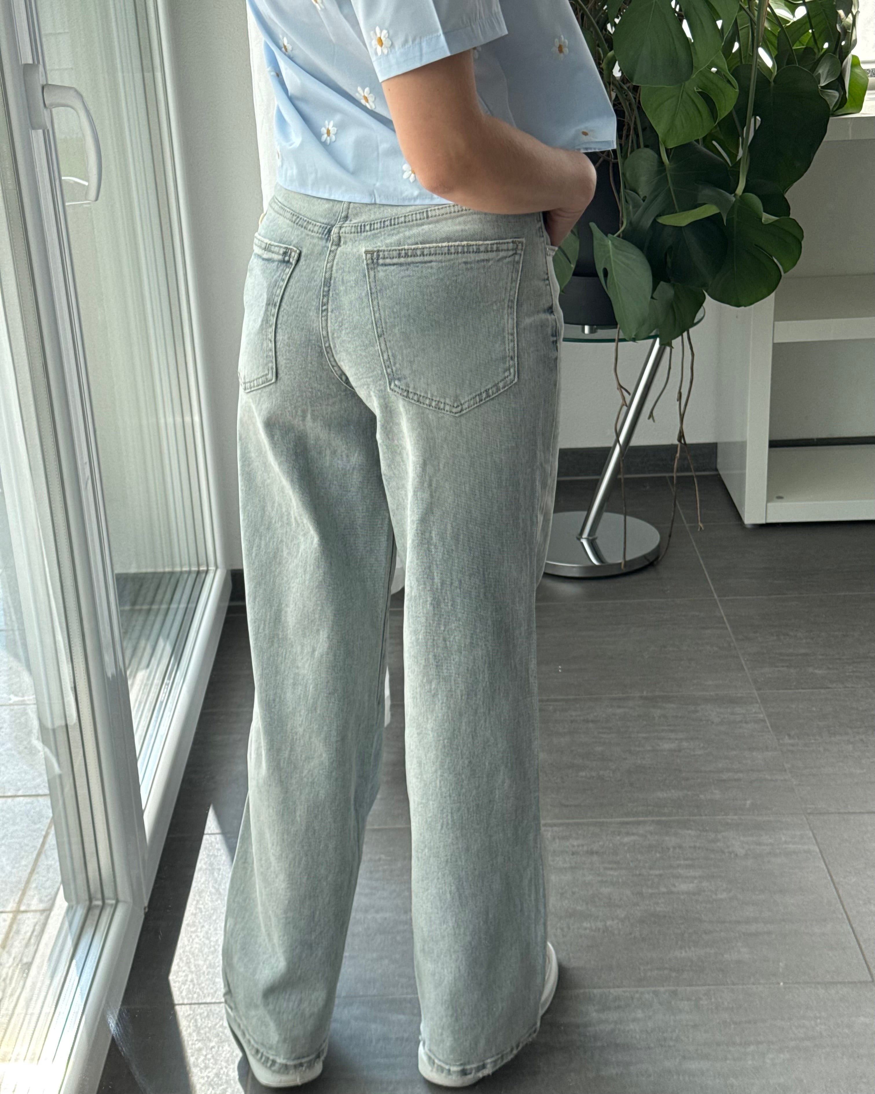 Wide leg Jeans Vintage Light Blue