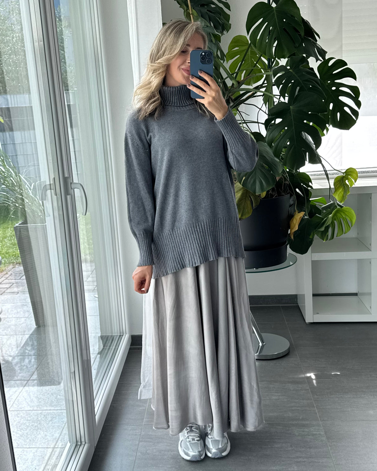 Rollkragenpullover Soft Turtleneck Anthrazit
