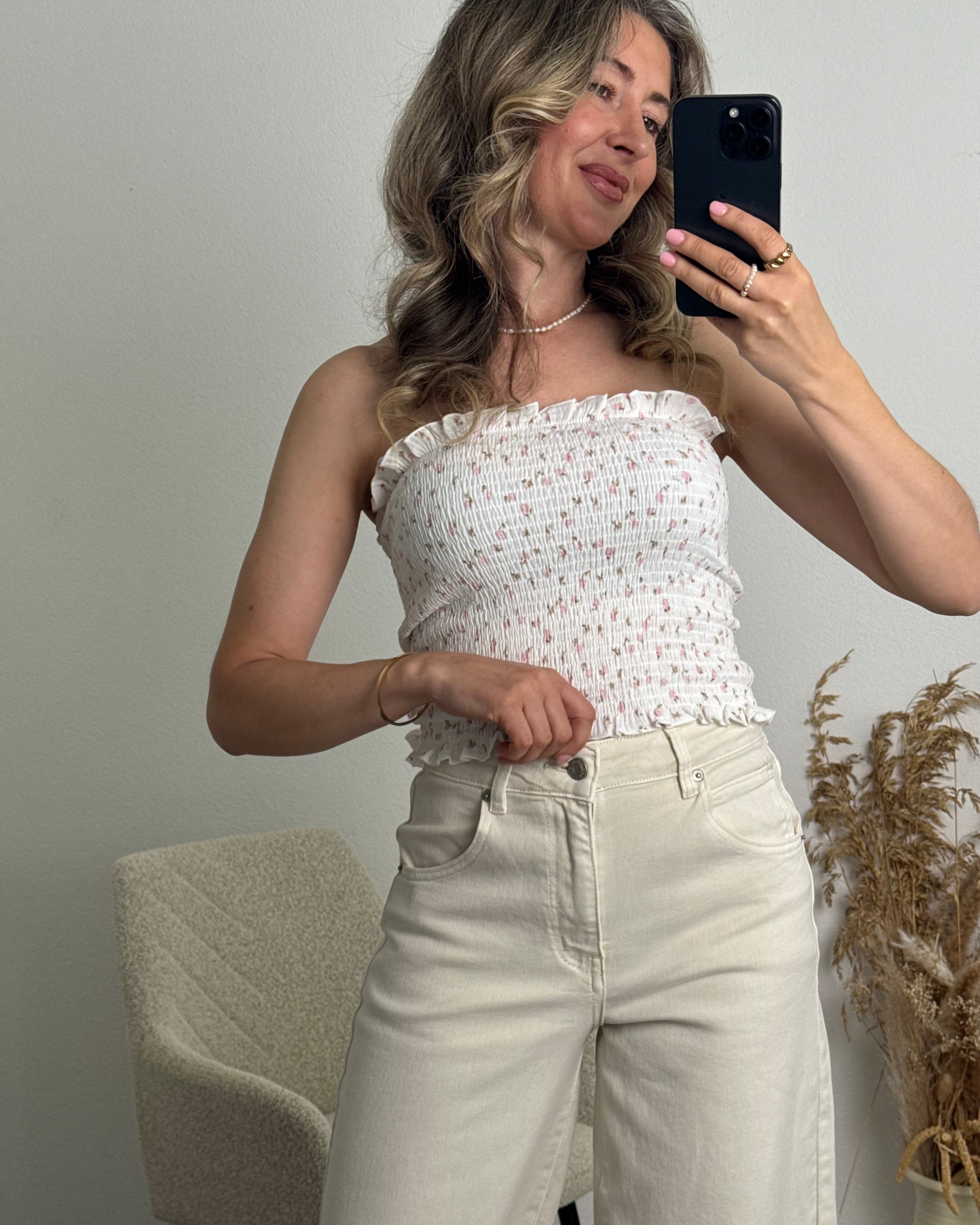 Cotton Ruffle Top