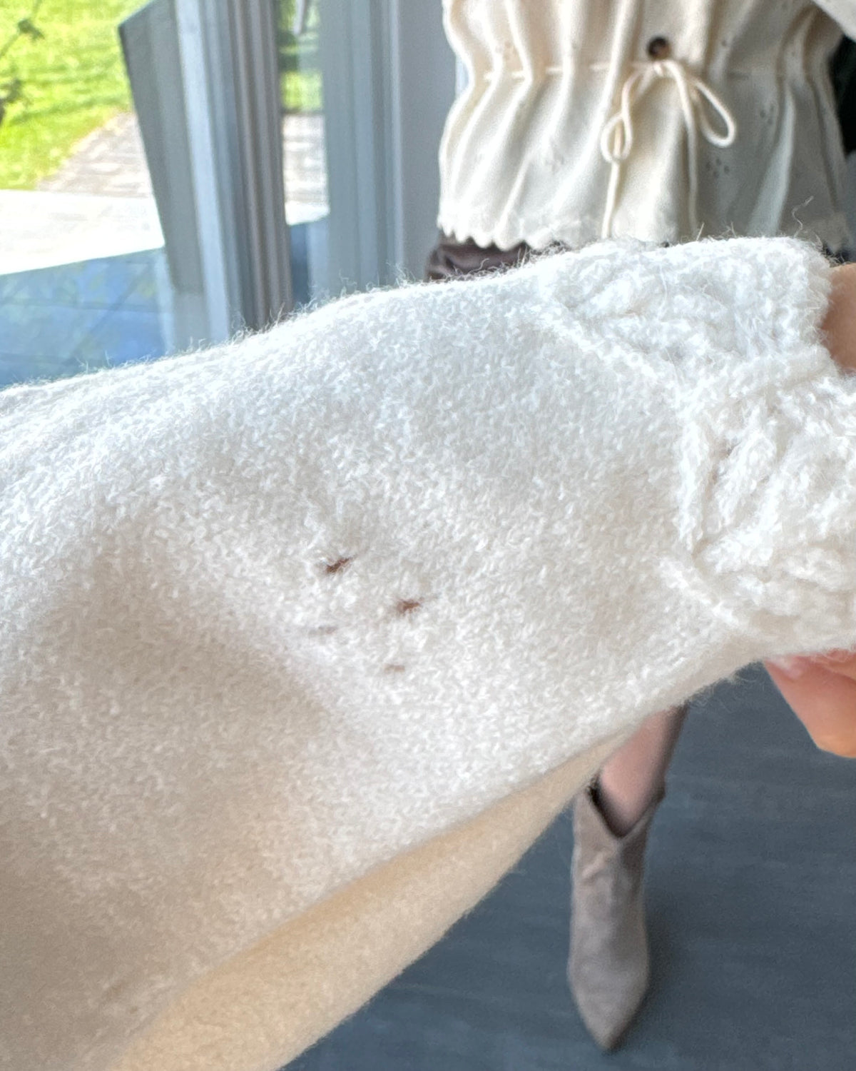 Strickcardigan Elodie Creme
