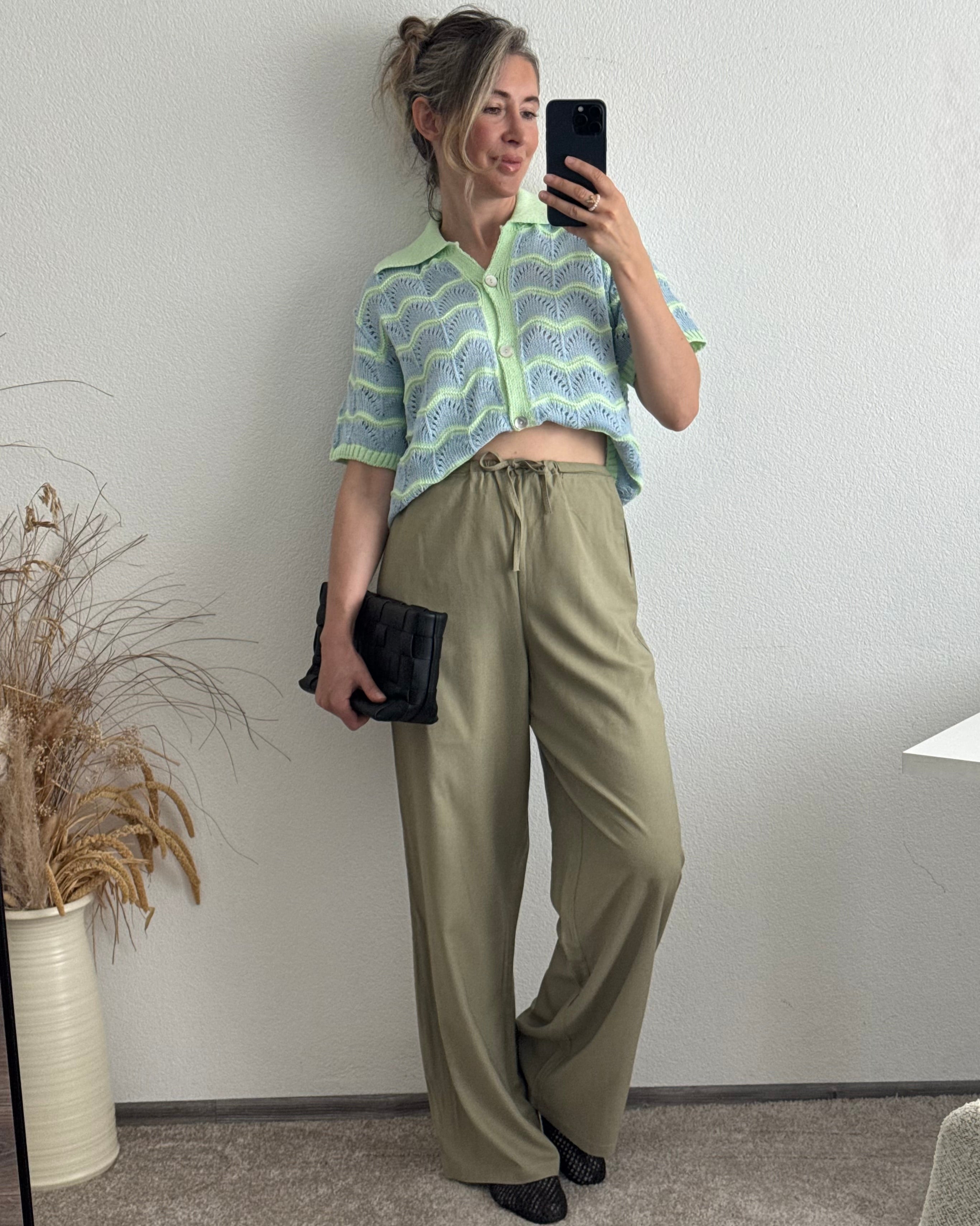Leinenhose Khaki