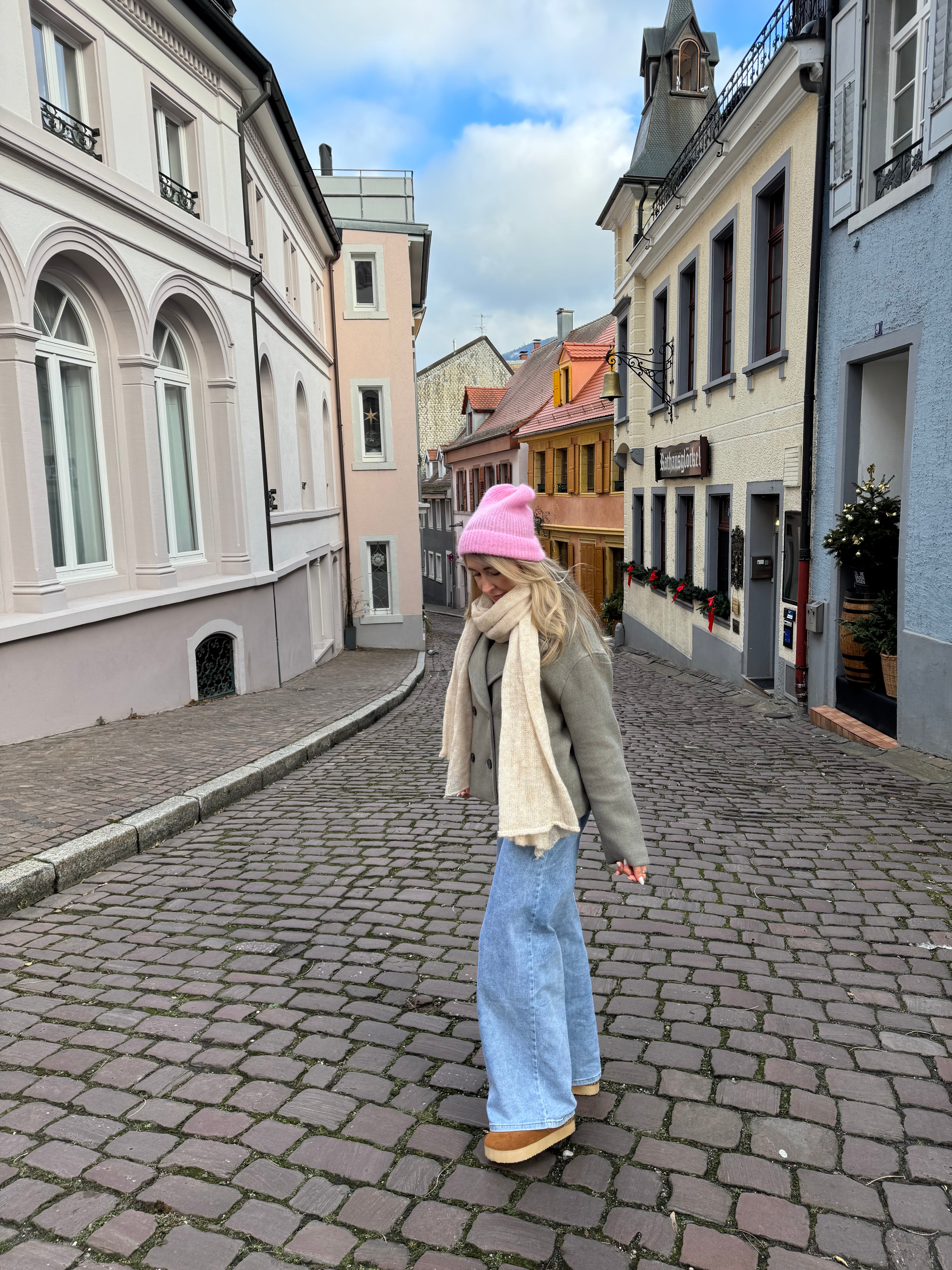 FLUFFY MOHAIR MÜTZE PINK