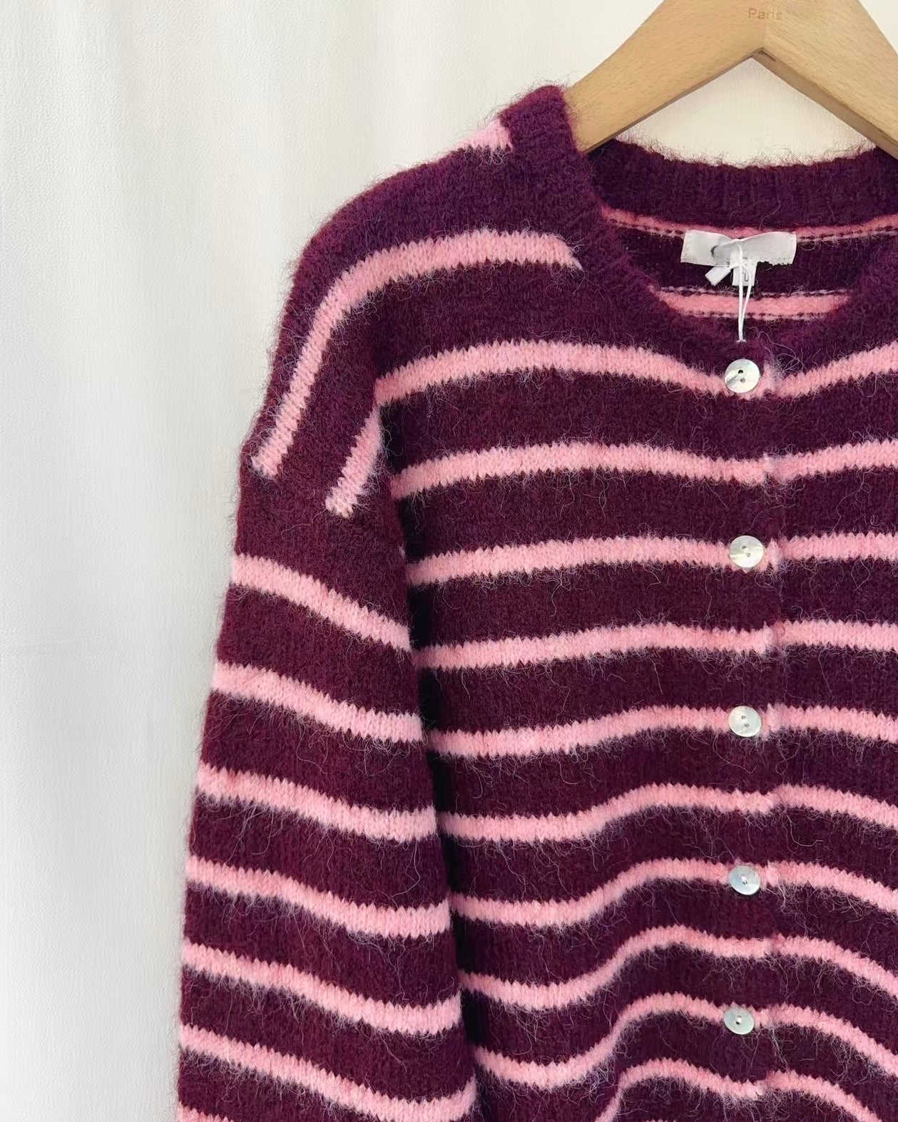 Cardigan Nele Bordeaux