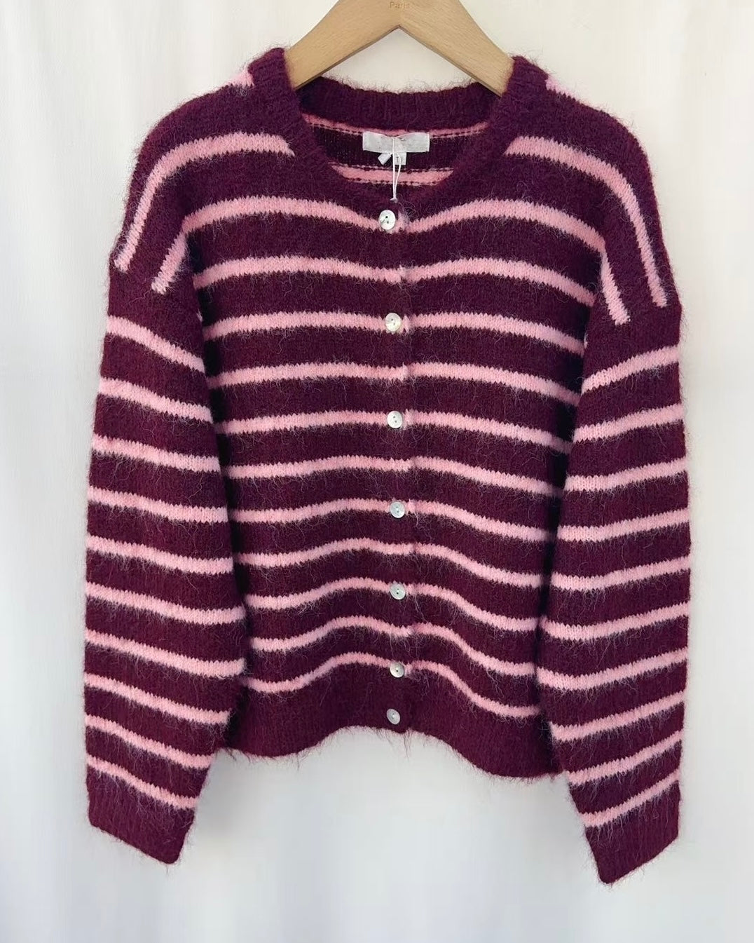 Cardigan Nele Bordeaux