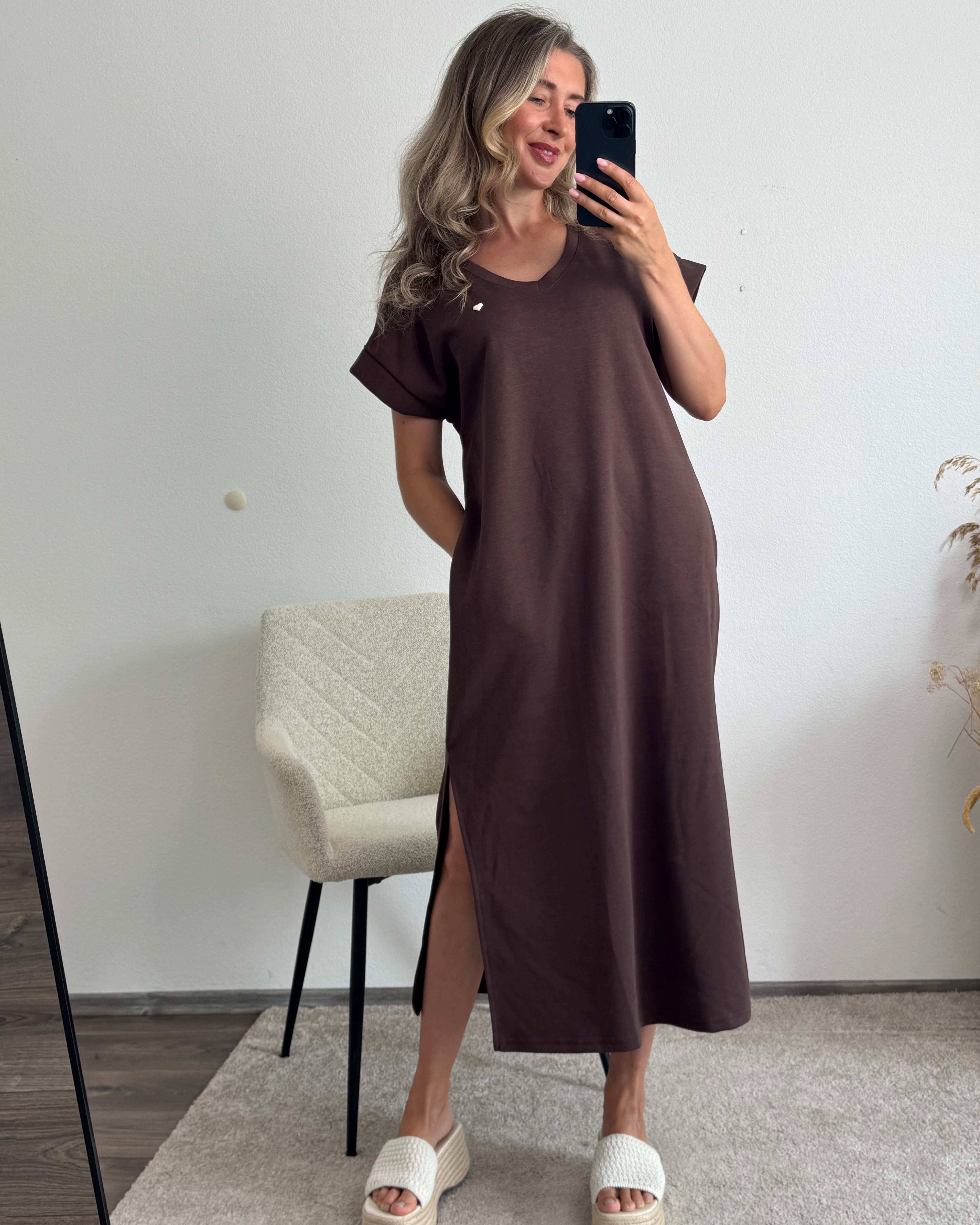 Oversize Kleid Lana braun