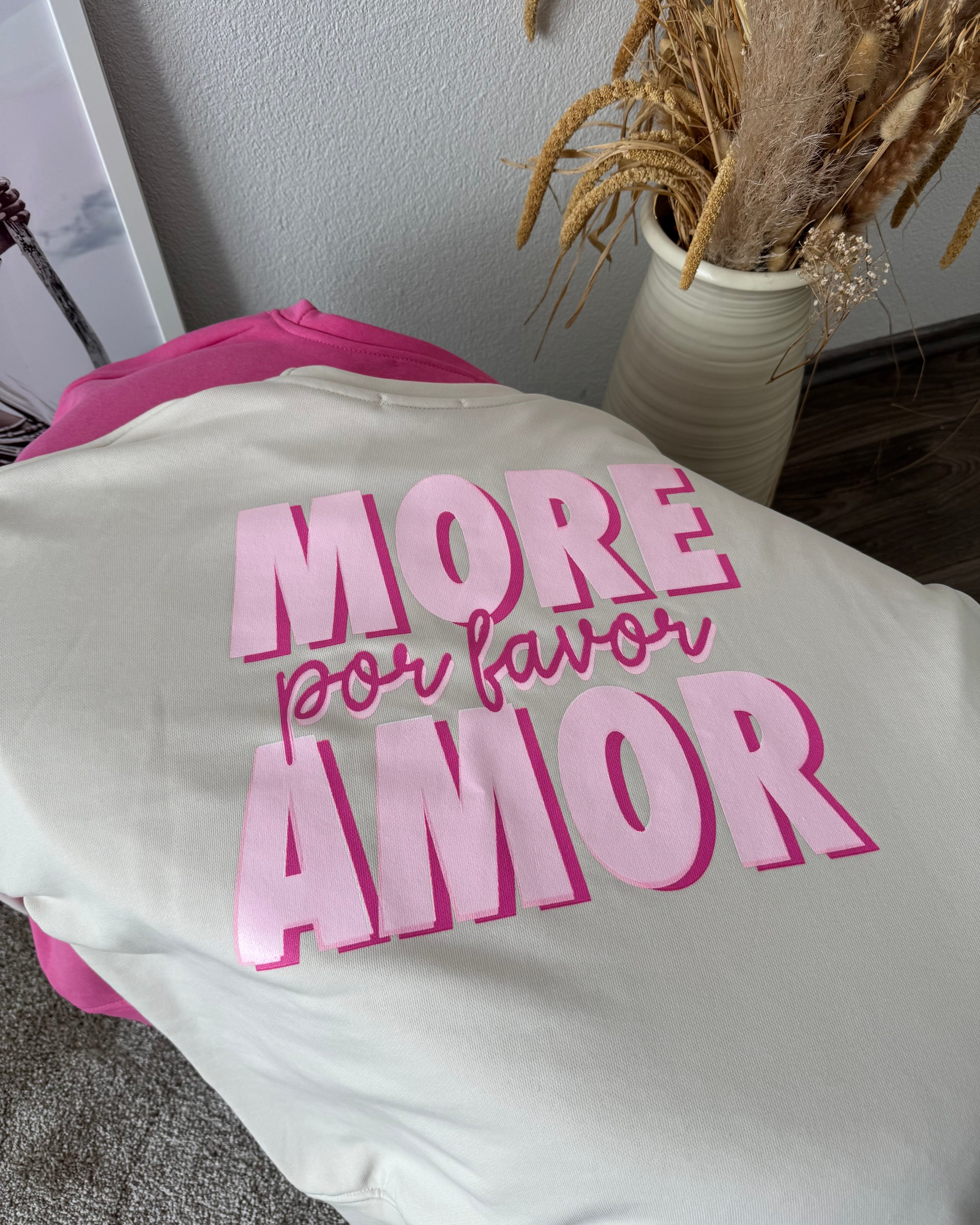 Sweater MORE AMORE POR FAVOR beige
