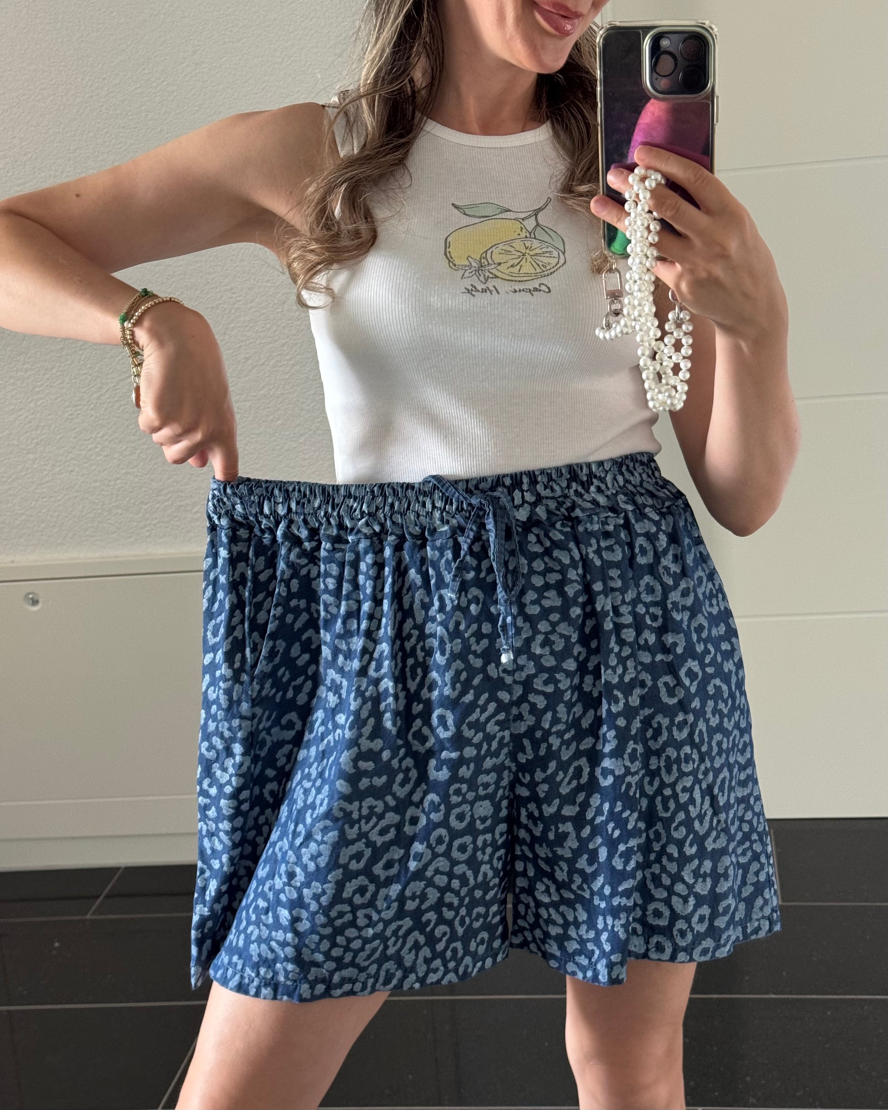 EINZELTEIL Shorts Denimlook  VOM UMTAUSCH AUSGESCHLOSSEN