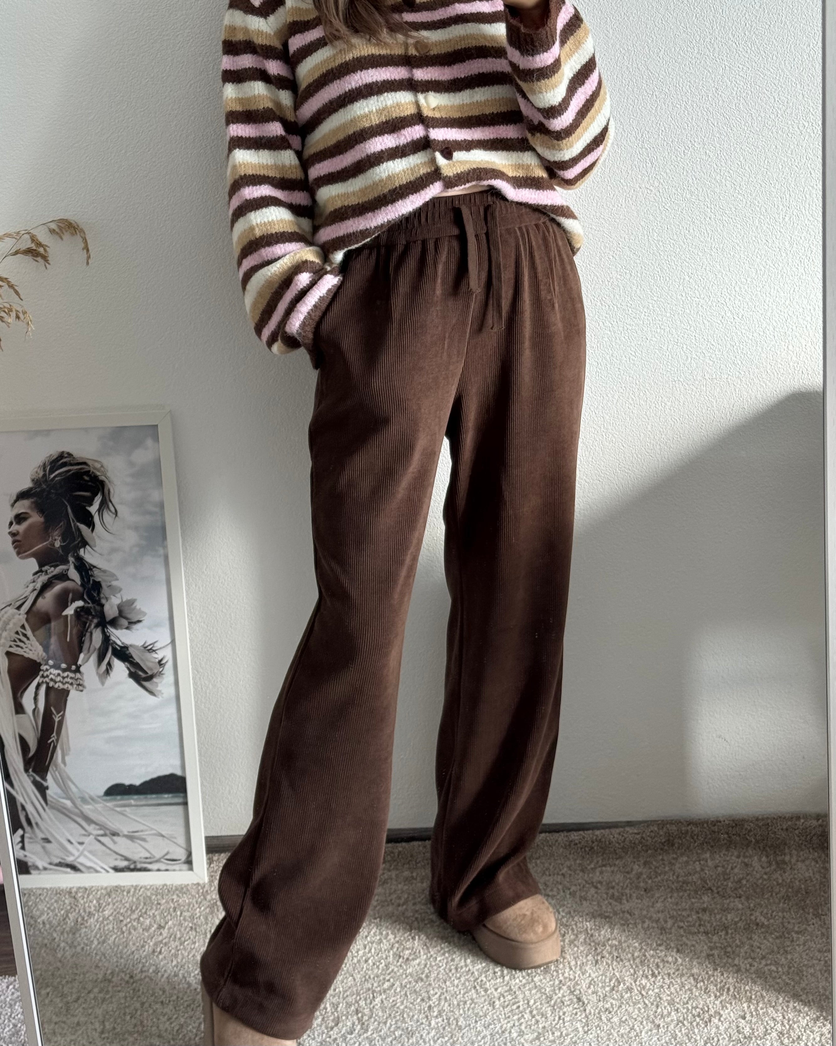 Cordhose SCHOKOBRAUN