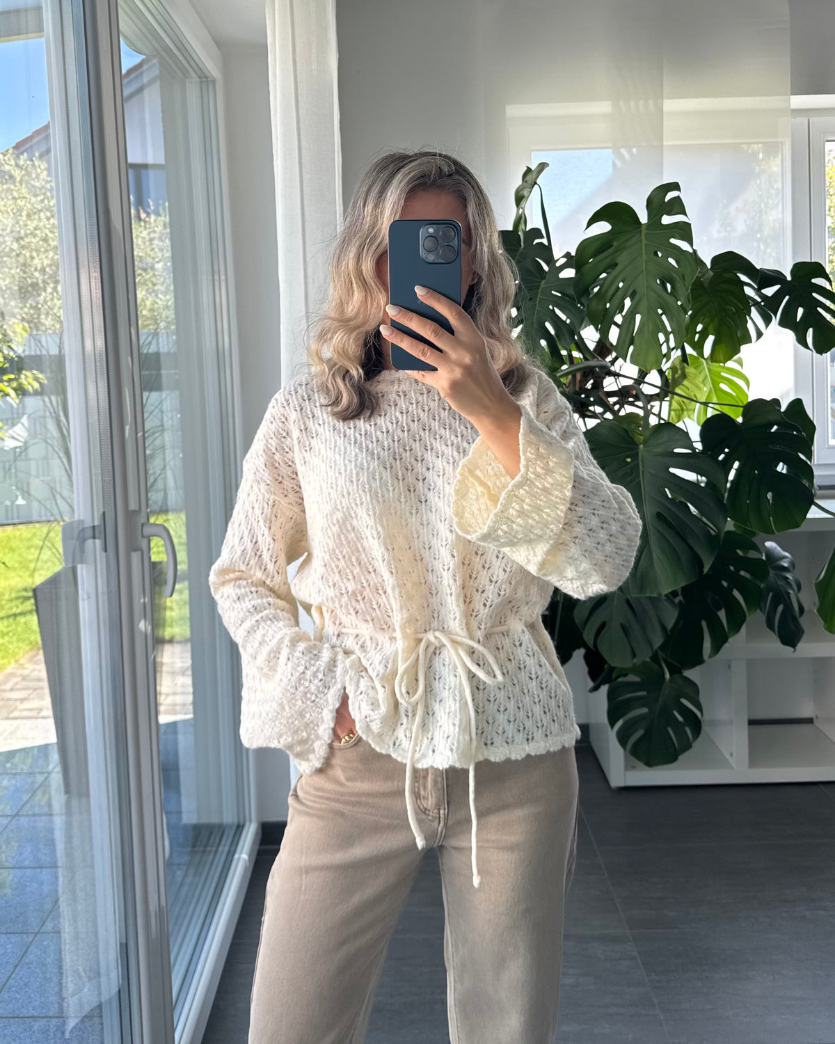 Strickpullover Elodie Creme