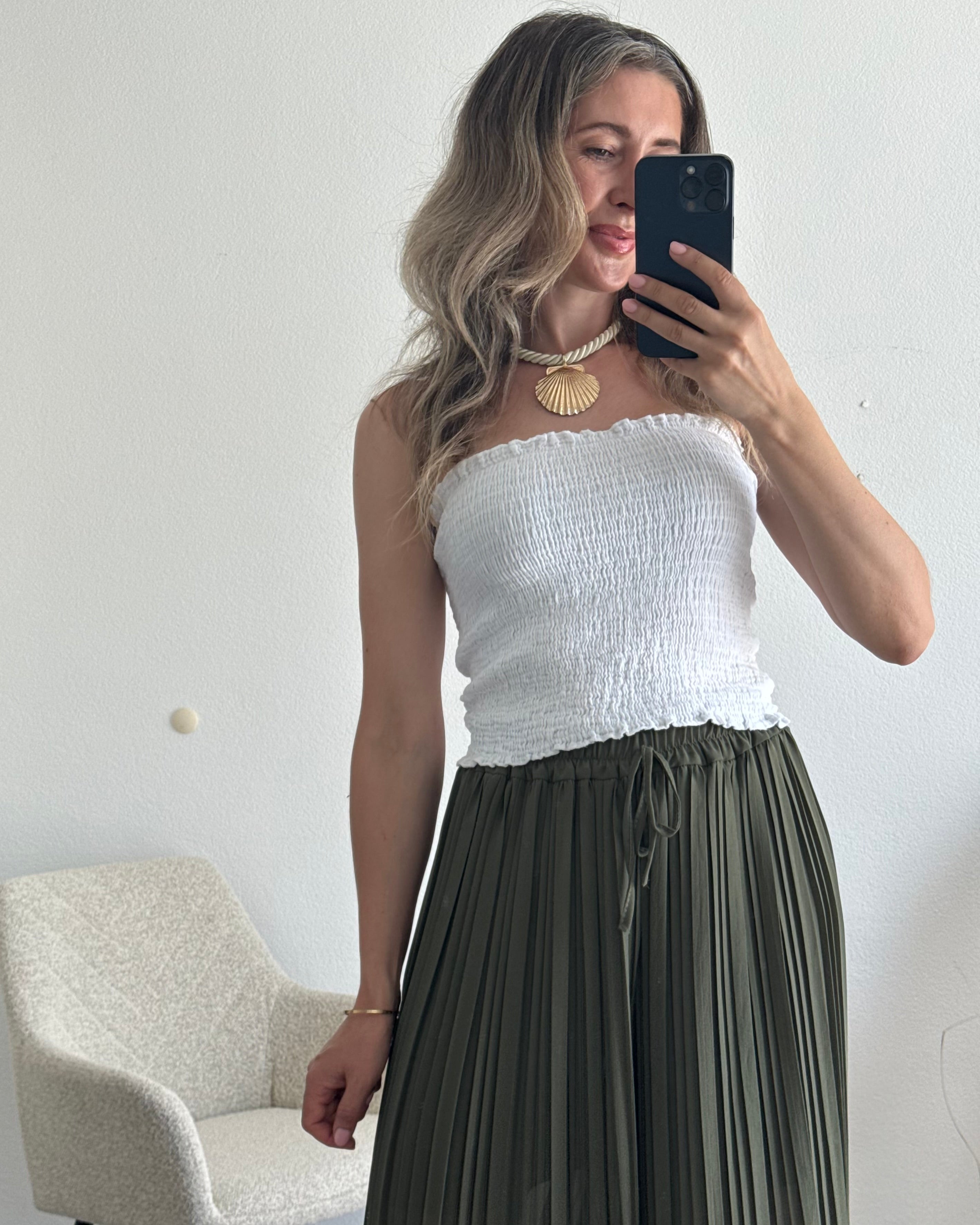 Bandeau Top weiß