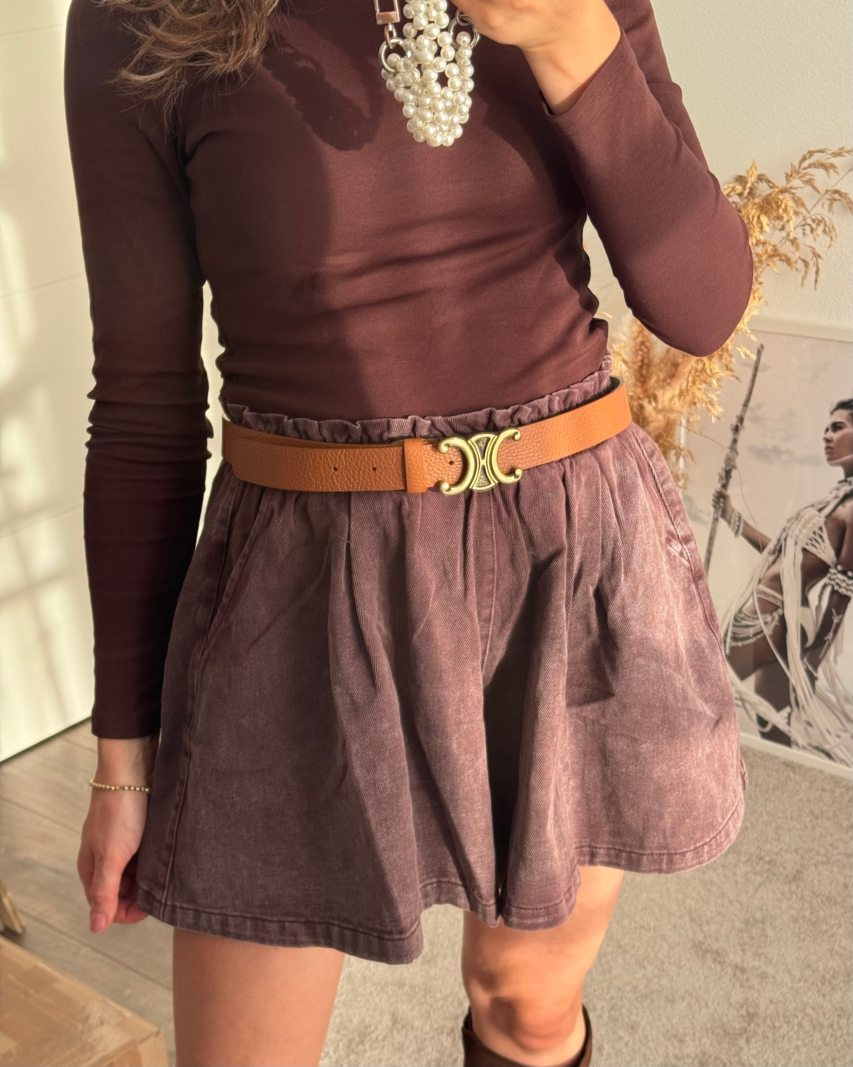 Jeans Shorts coffee