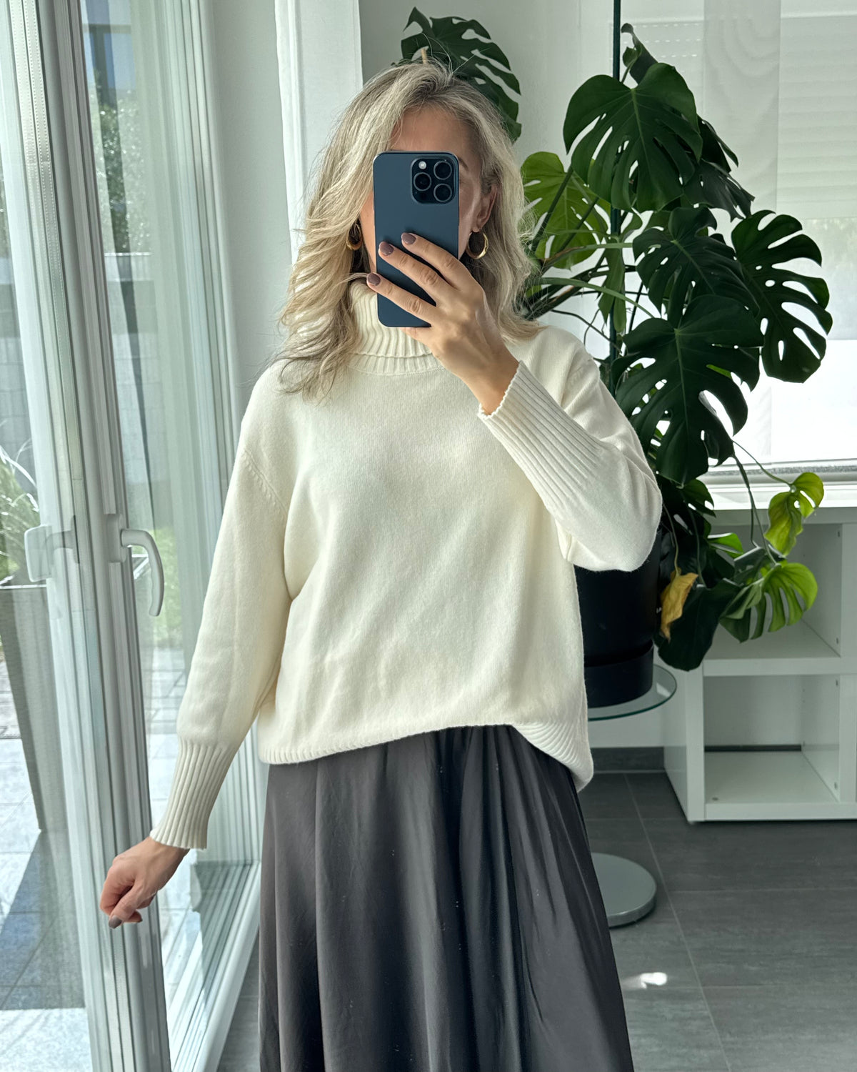 Rollkragenpullover Soft Turtleneck Off White