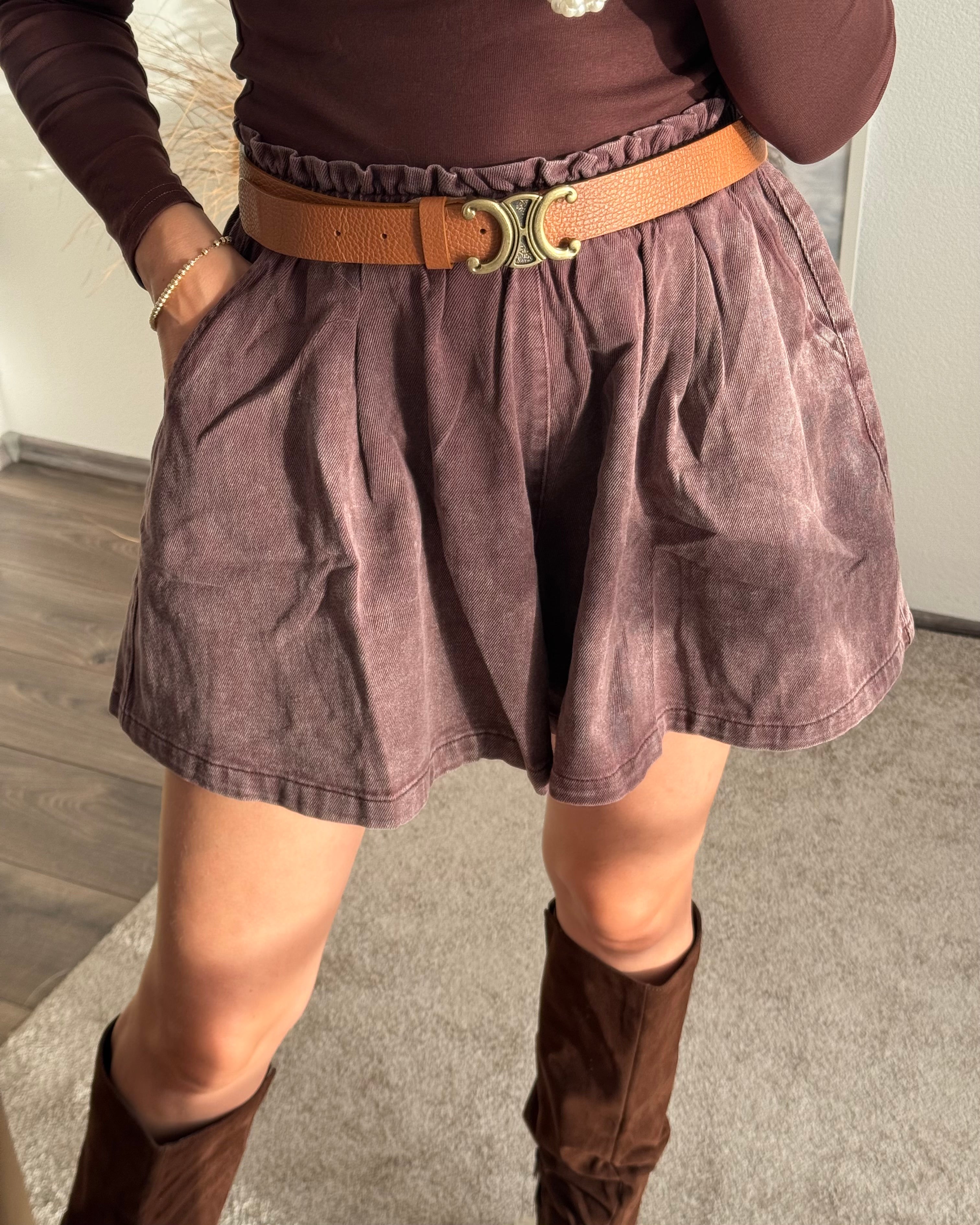 Jeans Shorts coffee