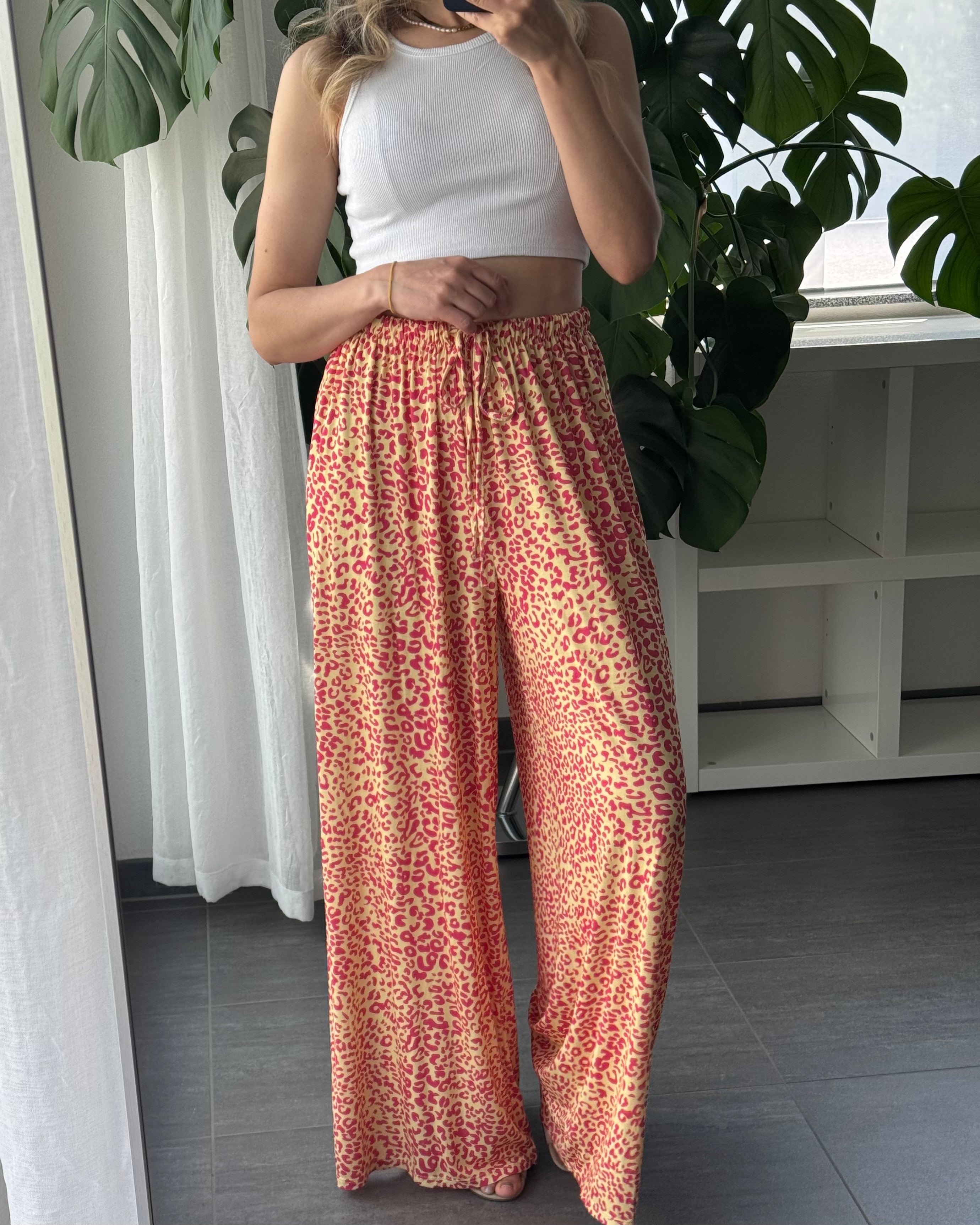 Viskosehose Leo mit elastischem Gummizug