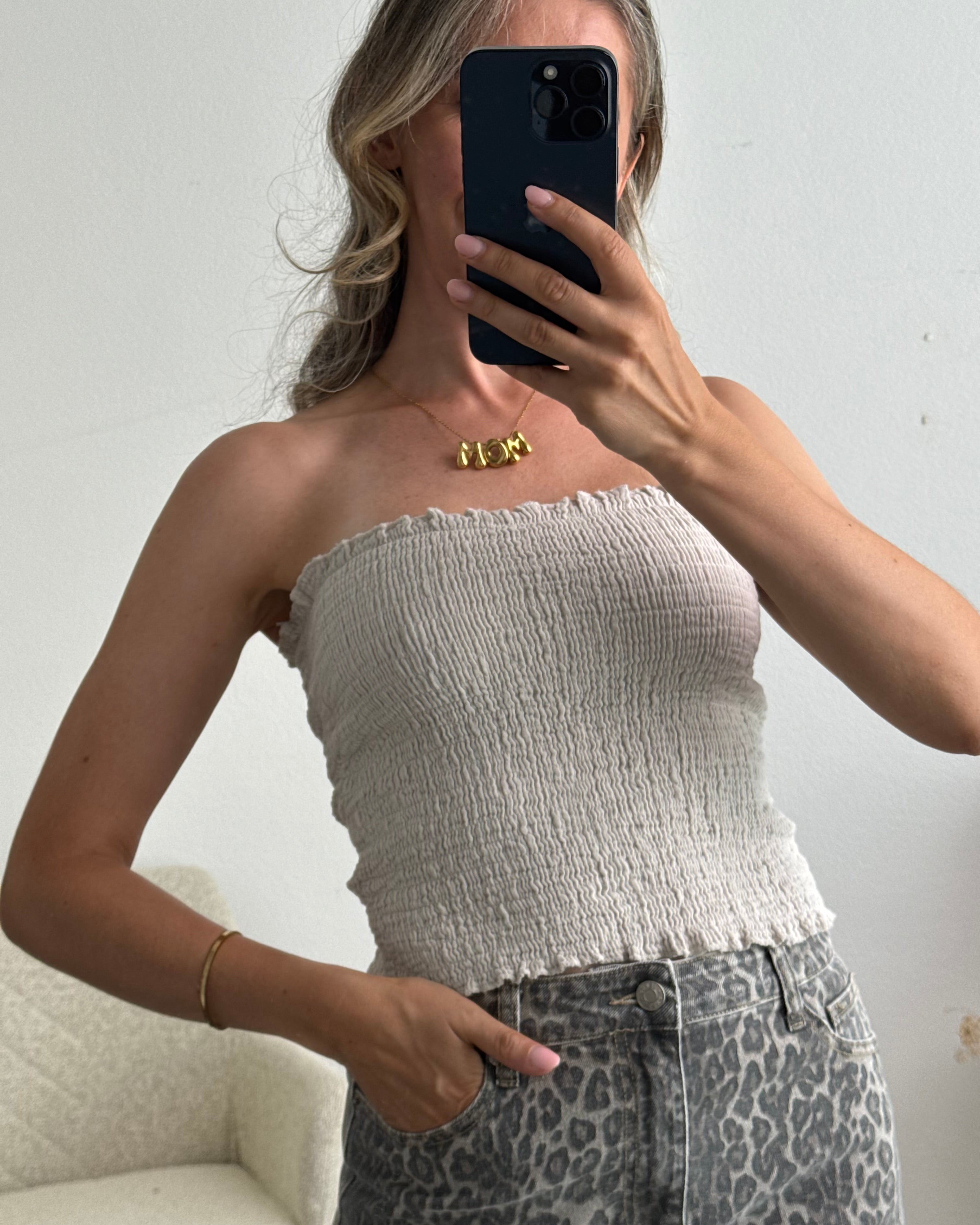 Bandeau Top beige