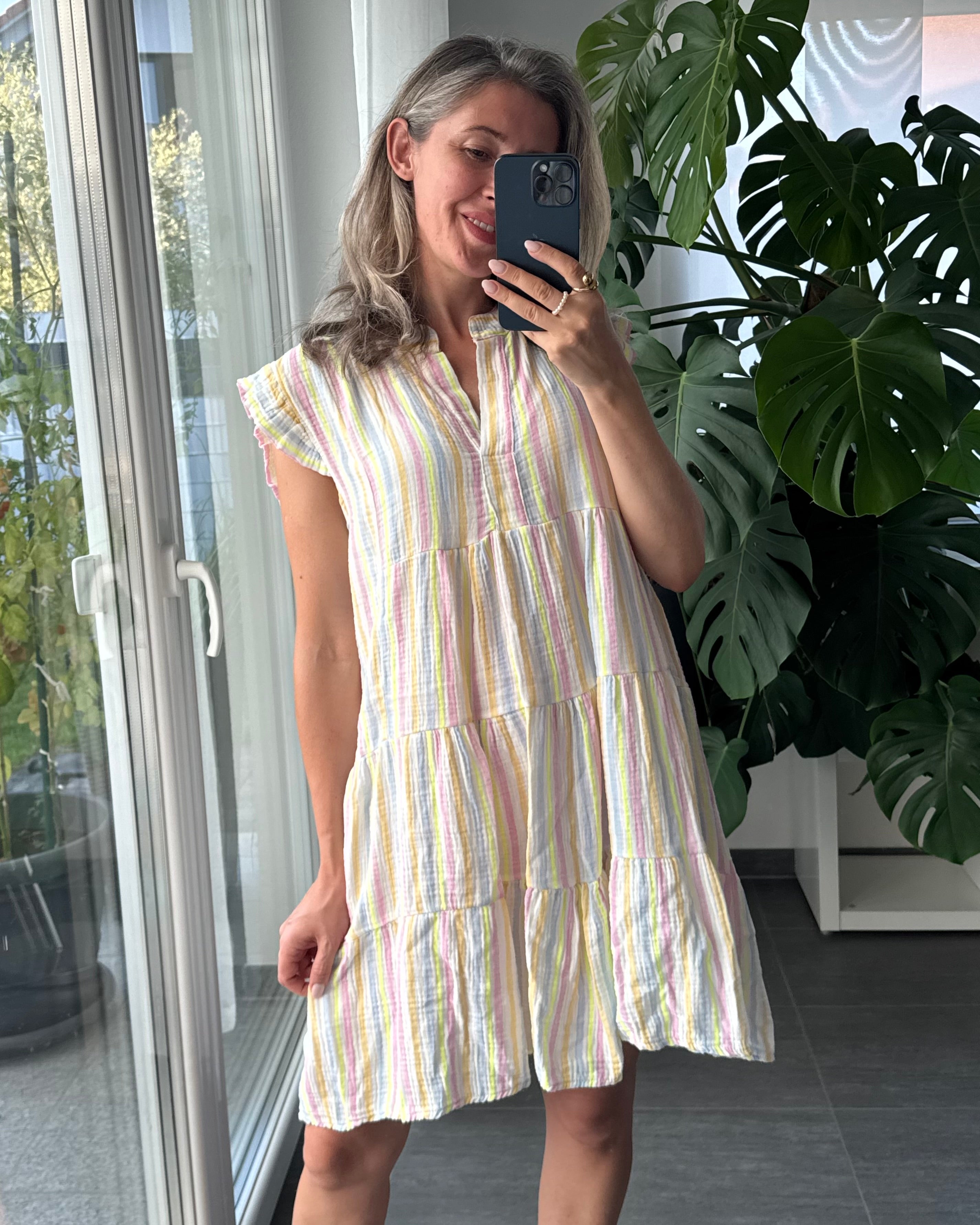 Musselinkleid Leni Pastel