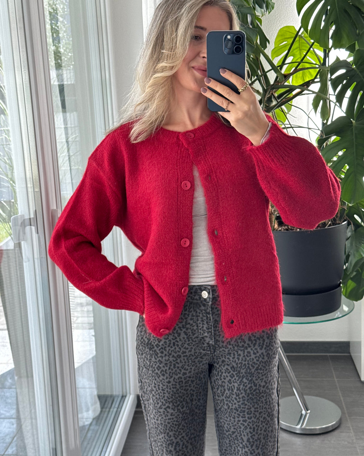 supersoft Cardigan Bordeaux