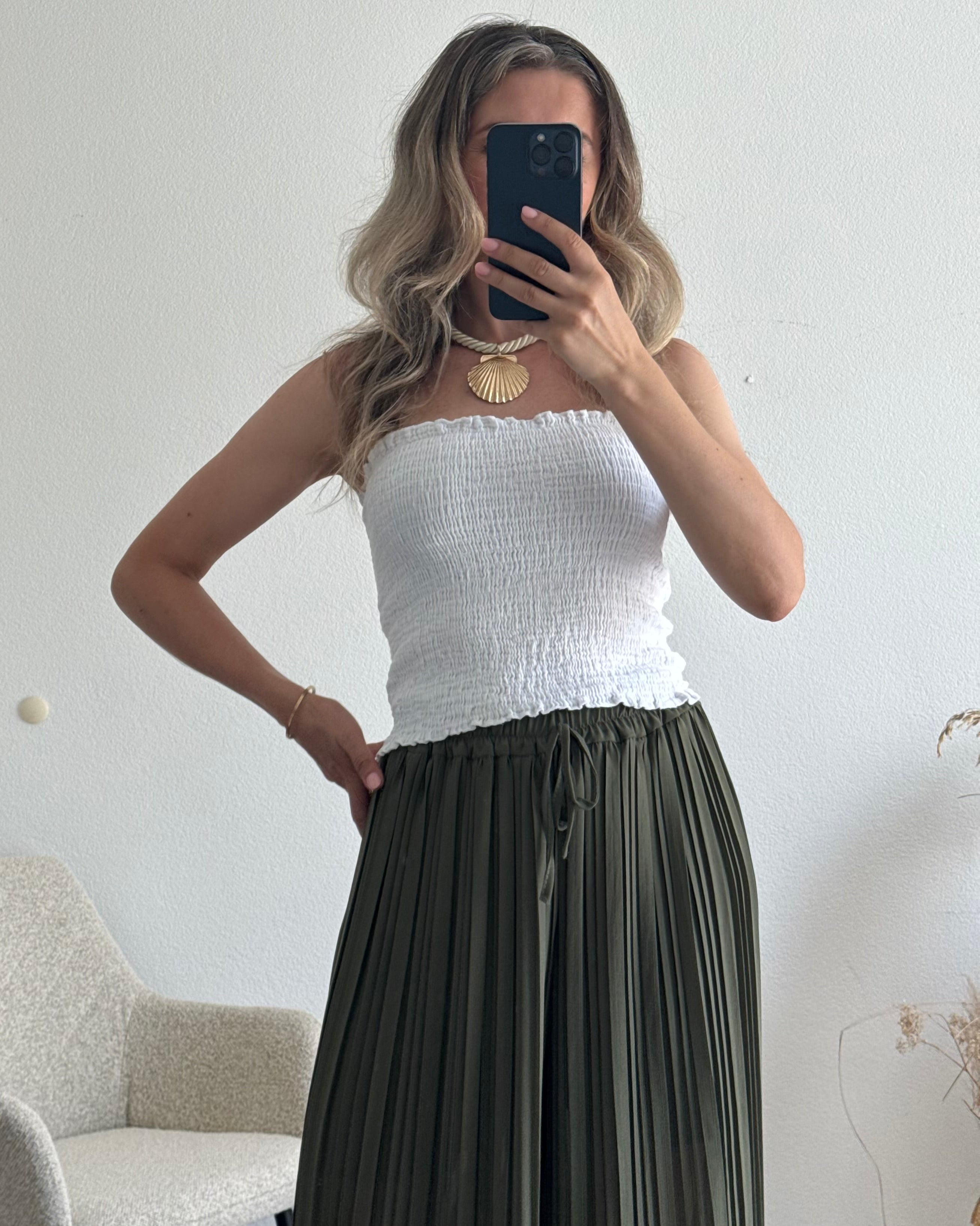 Bandeau Top weiß