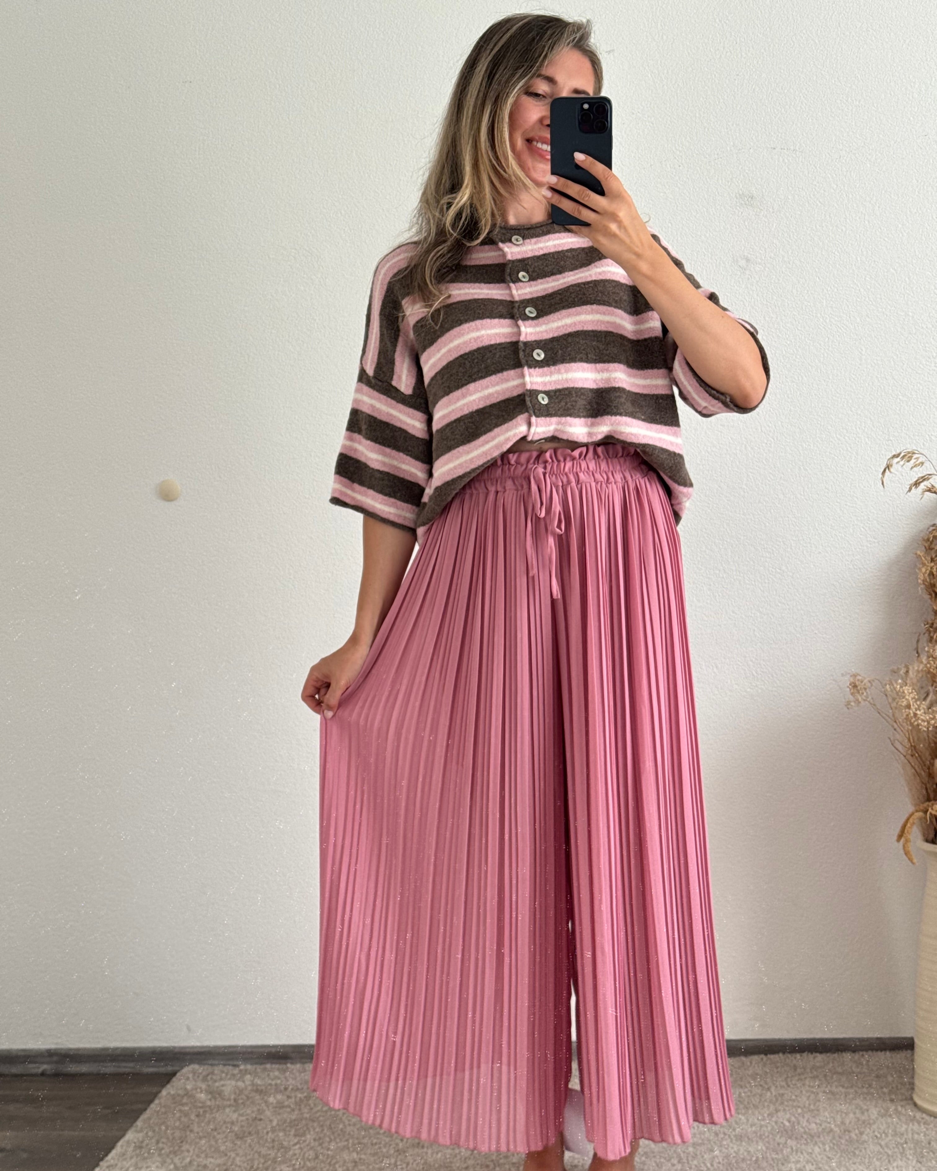 Cardigan Molly Stripes Taupe