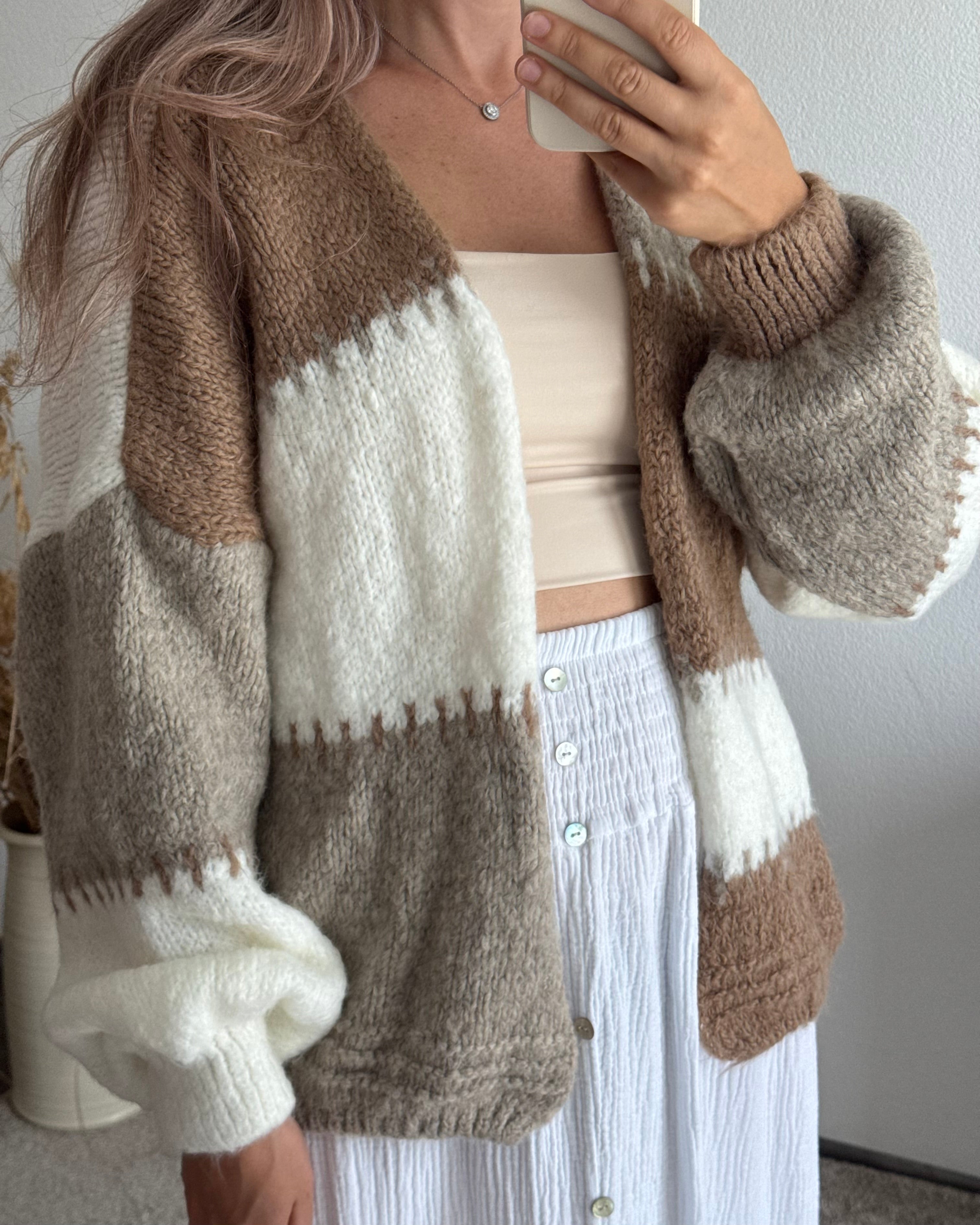 Offener Cardigan Merle BEIGE