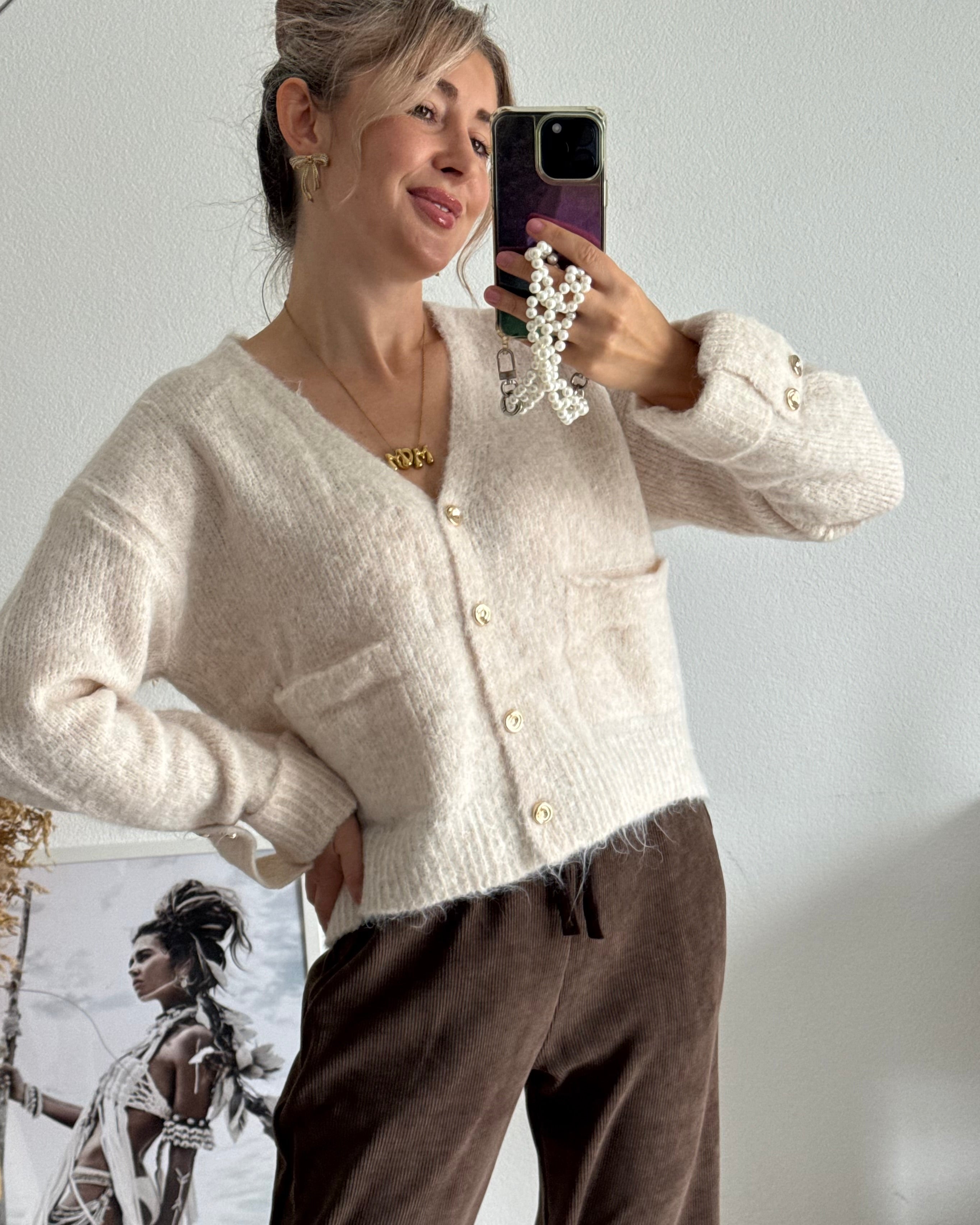 Cardigan Mandy Beige