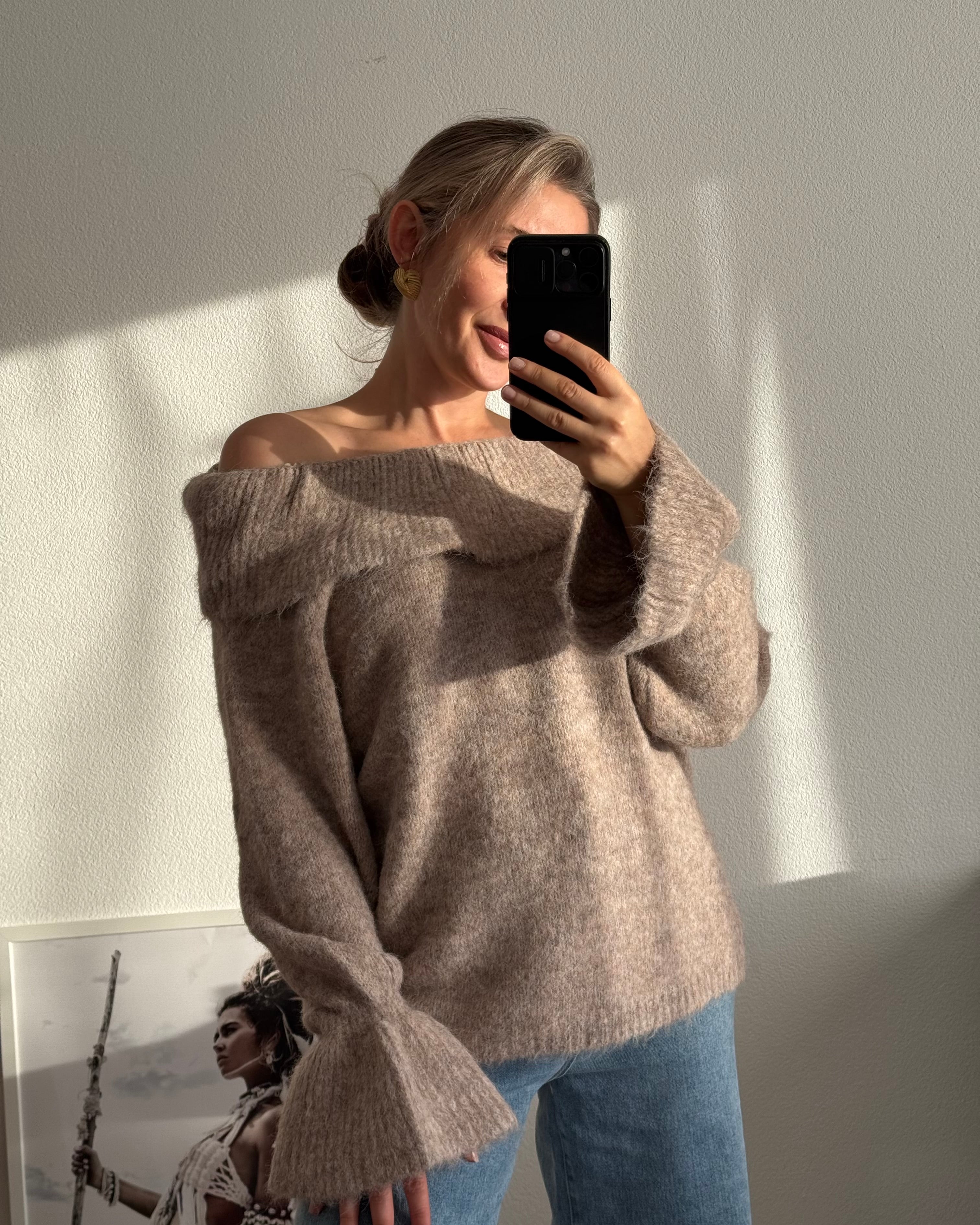 Pullover Softly Touch Mokka