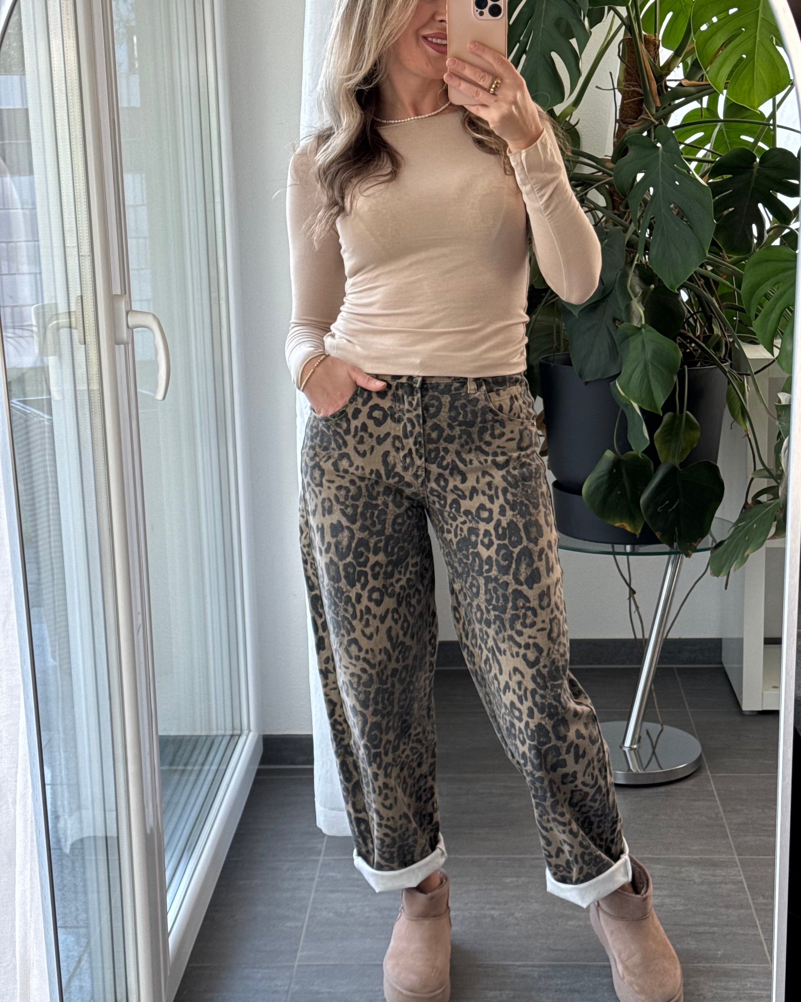 Stretch Balloon Jeans Leo