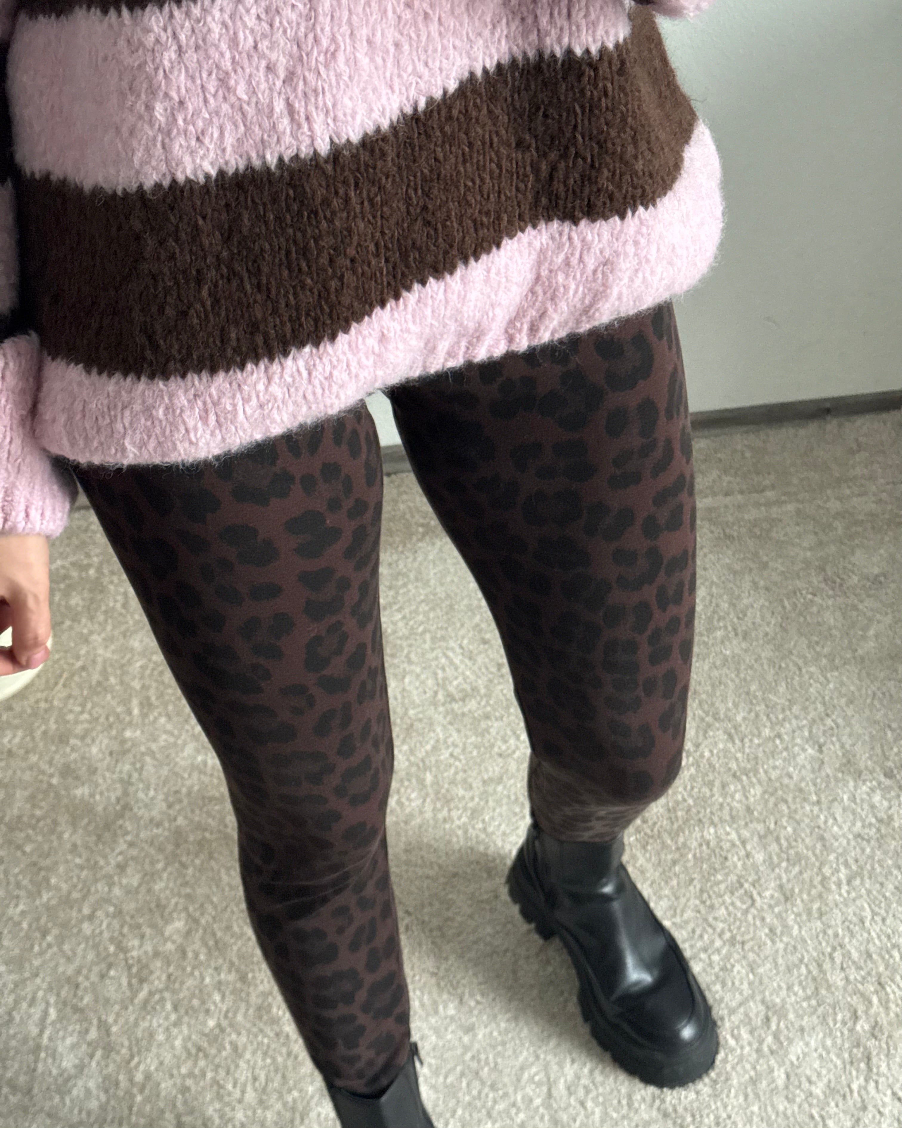 DICKERE LEO LEGGINGS BRAUN SCHWARZ