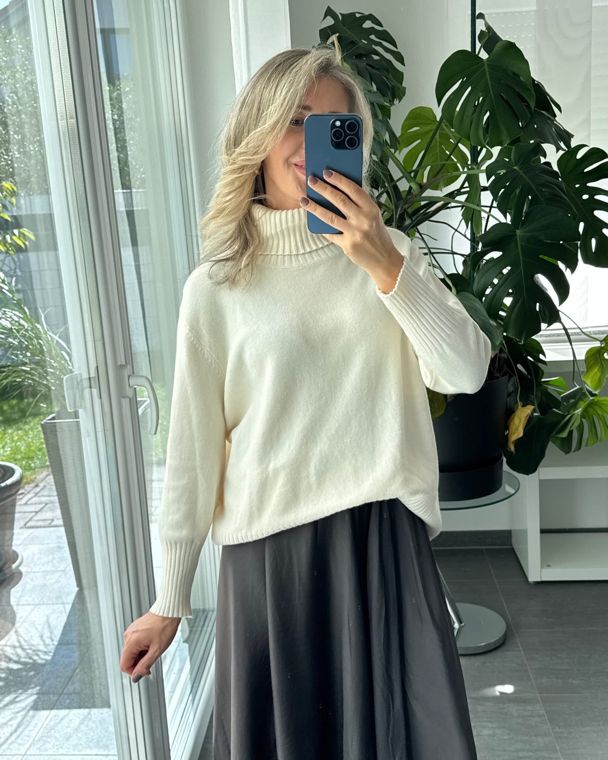 Rollkragenpullover Soft Turtleneck Off White