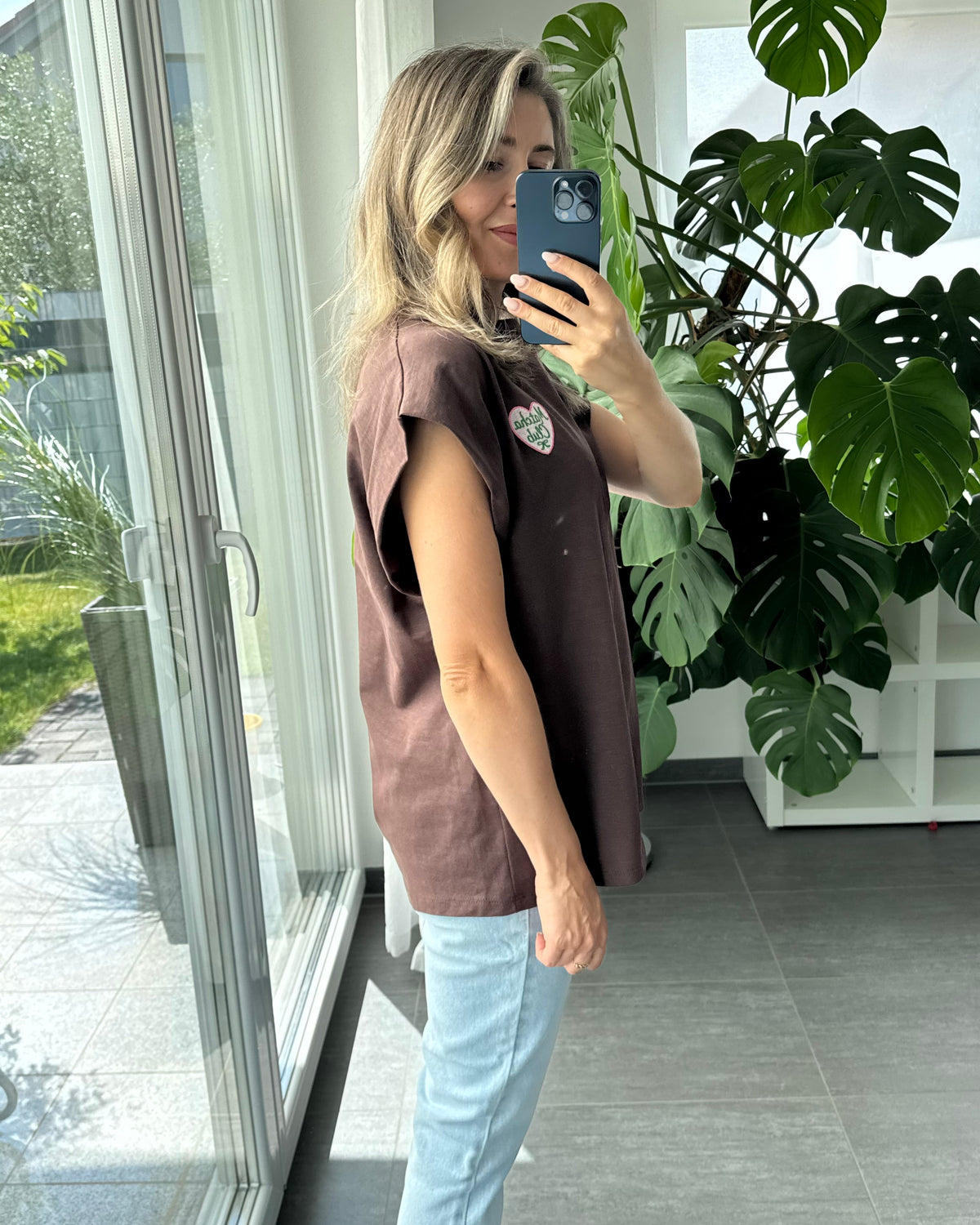 Shirt Uni Matcha Club braun