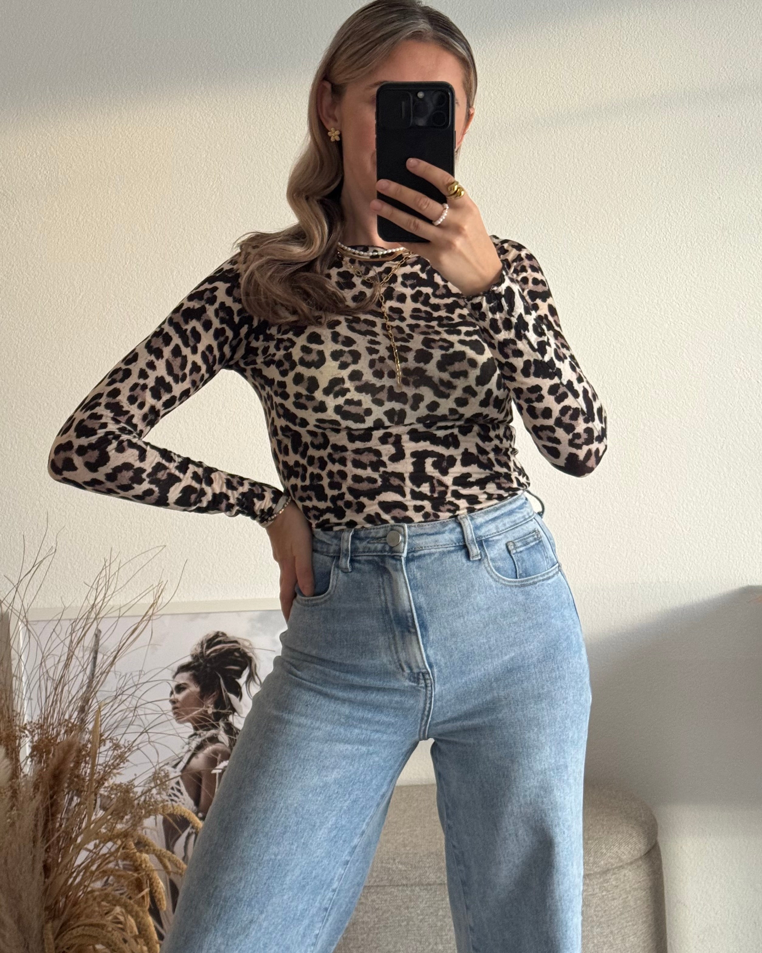 Kaschmir Longsleeve Leo Premium-Qualität