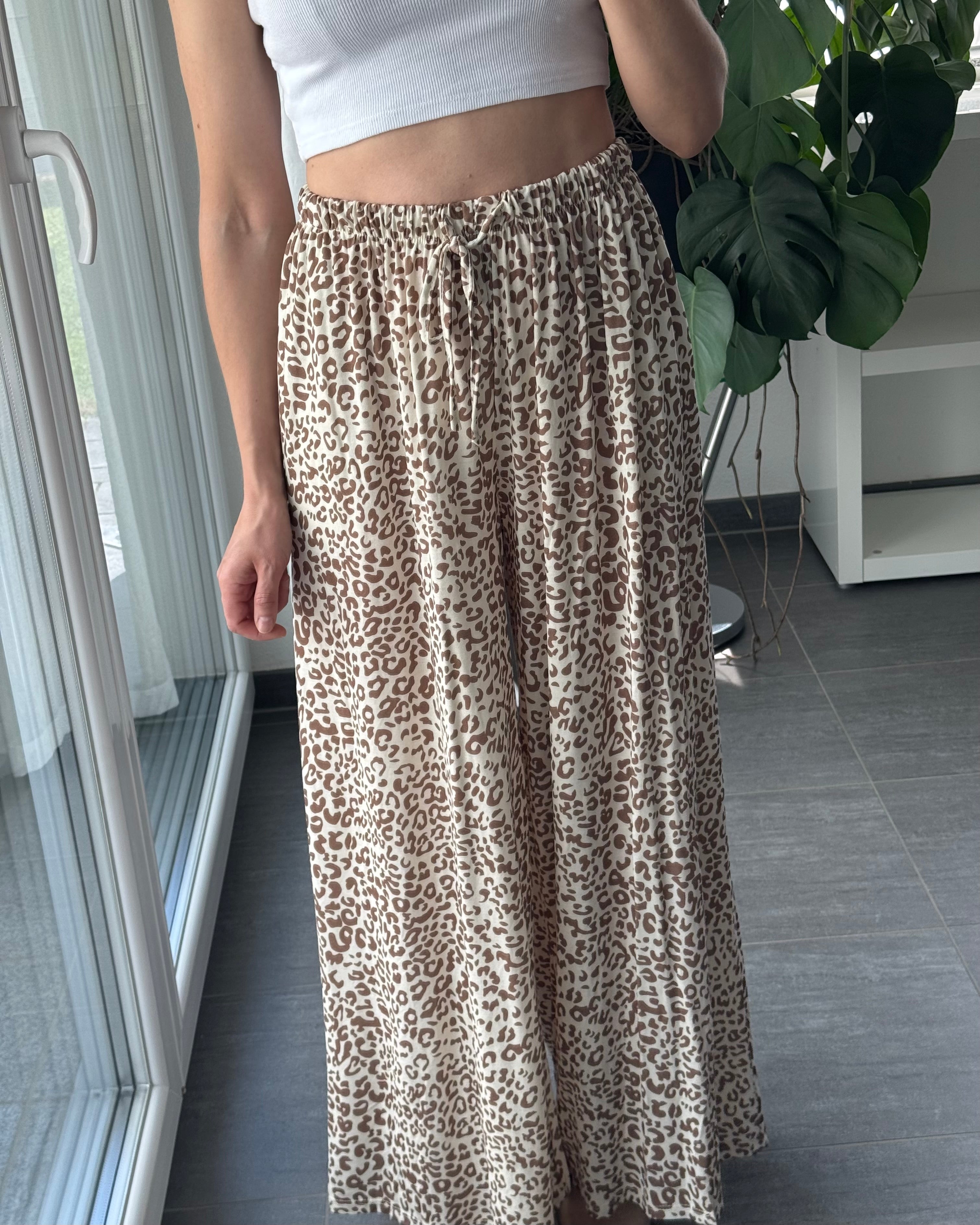 Viskosehose Leo mit elastischem Gummizug
