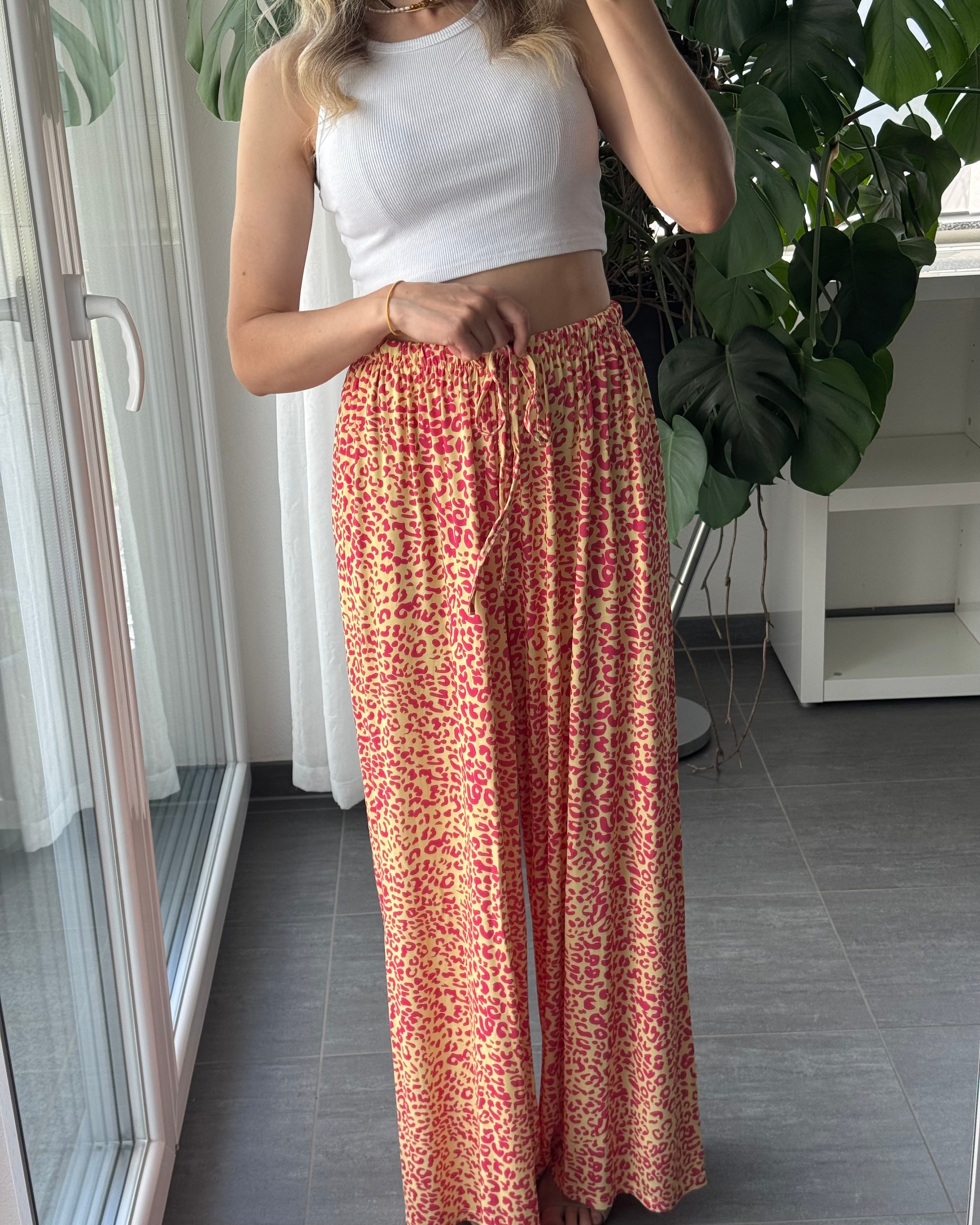 Viskosehose Leo mit elastischem Gummizug