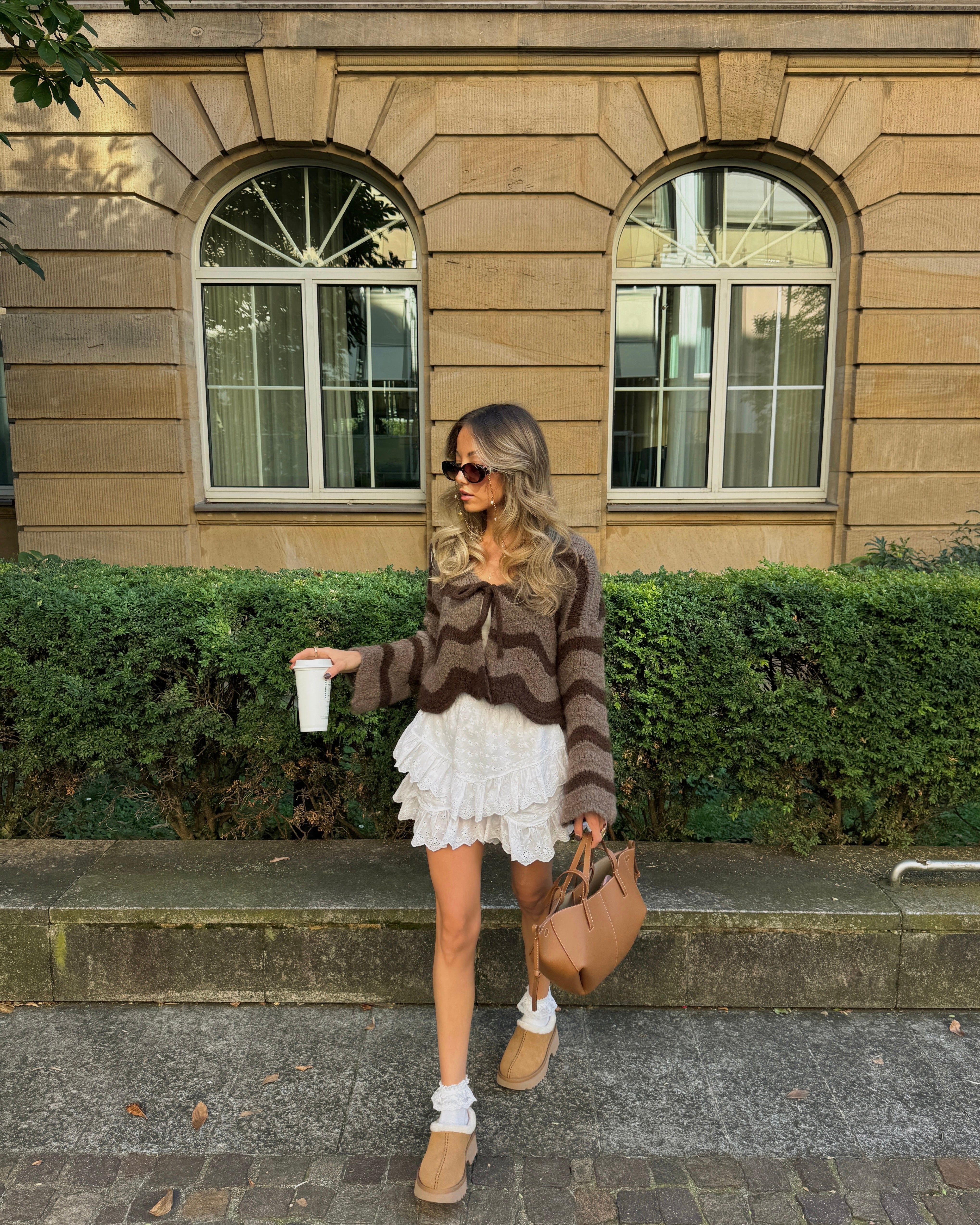 Cardigan mit Schleife WAVE