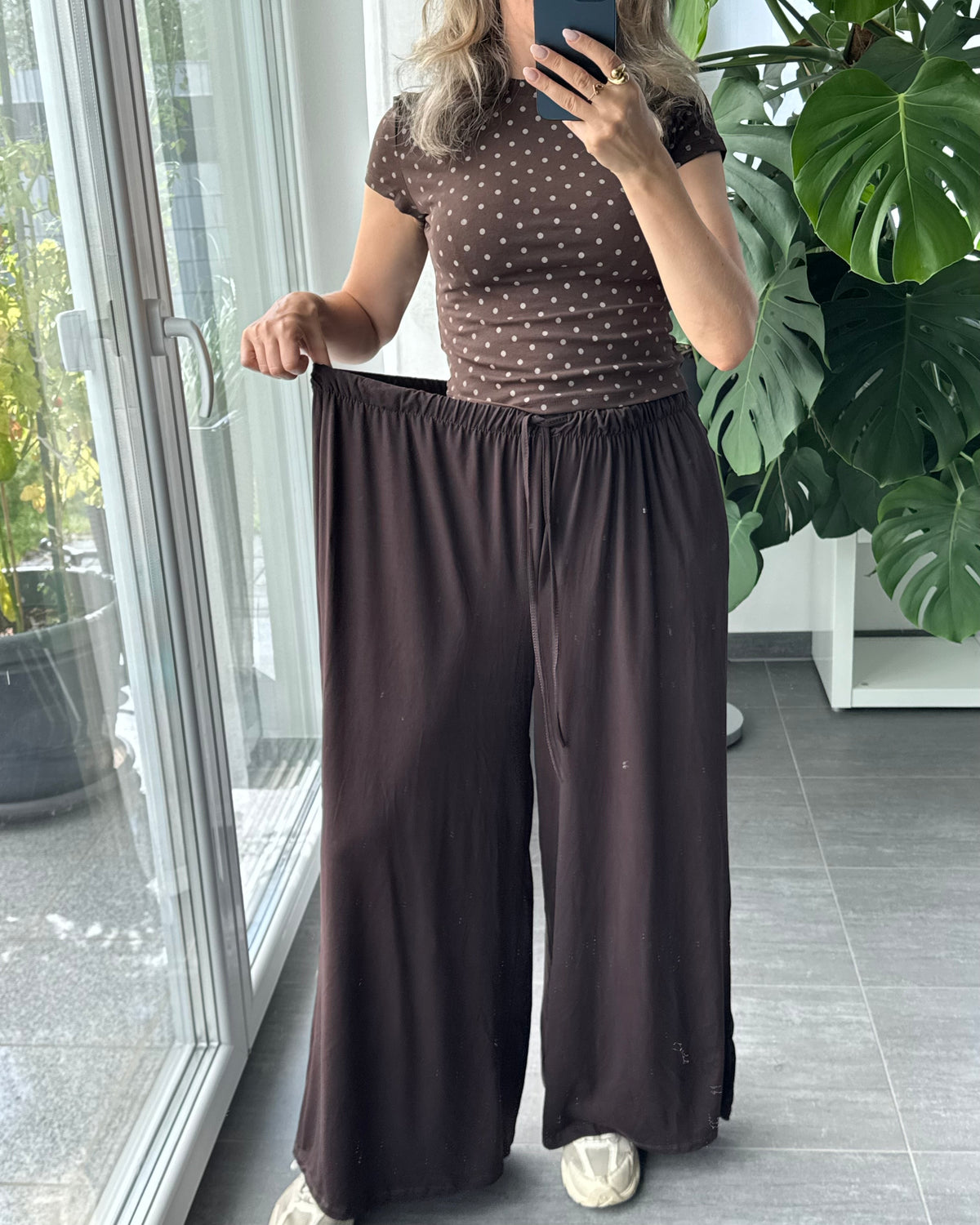 Basic Viskosehose braun