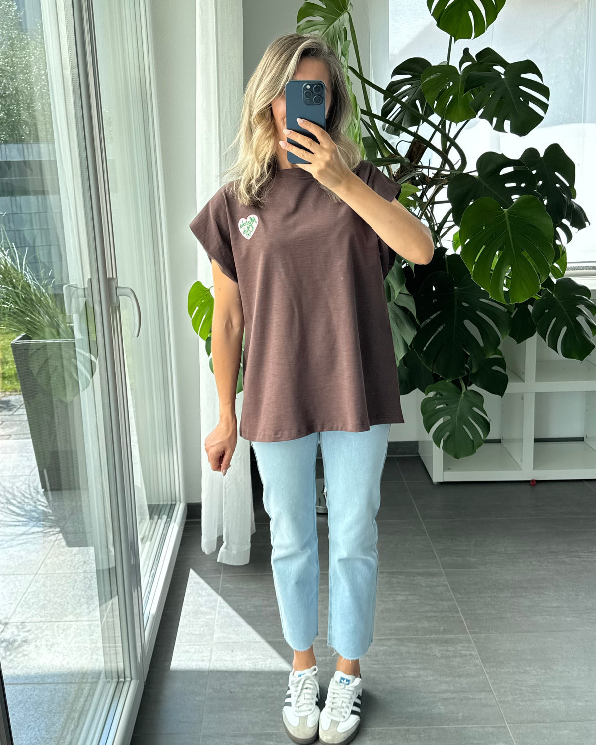 Shirt Uni Matcha Club braun