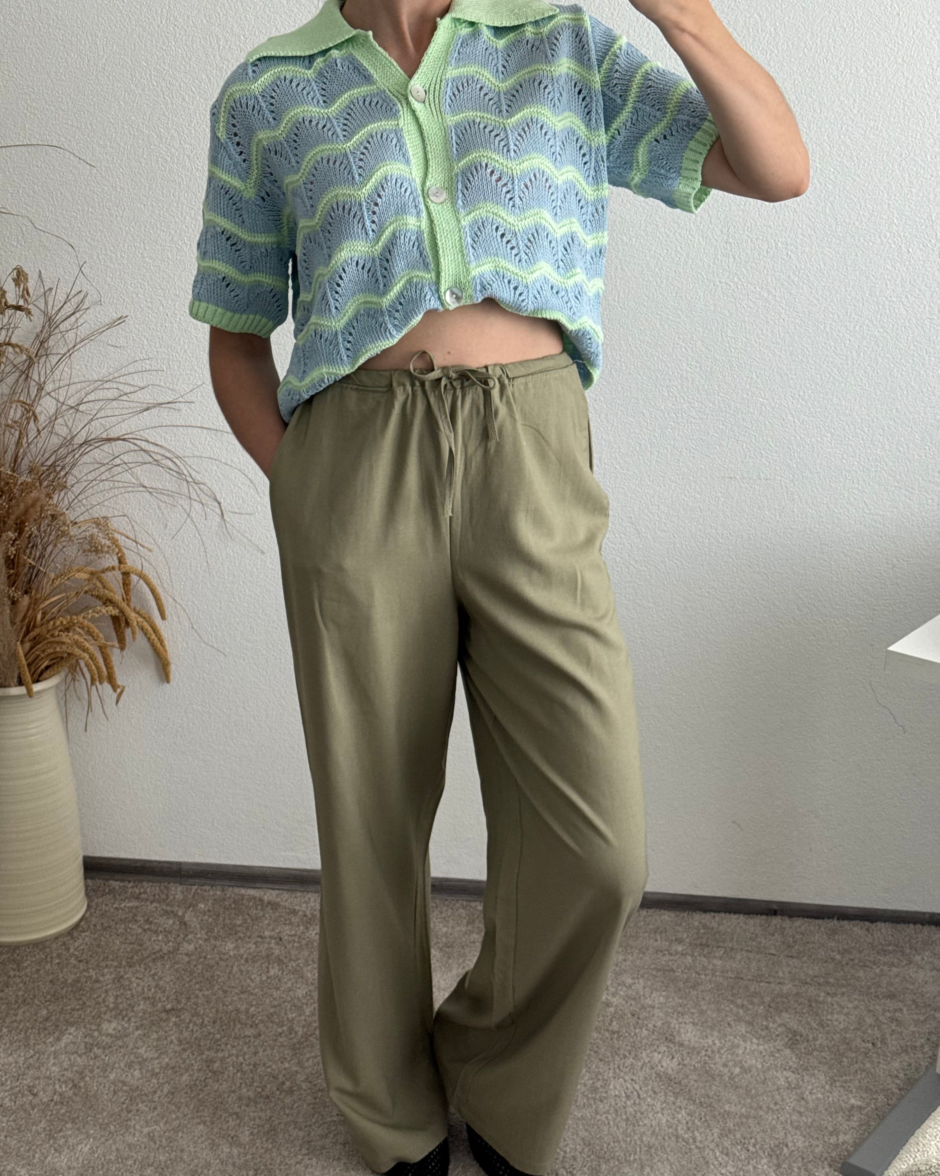 Leinenhose Khaki