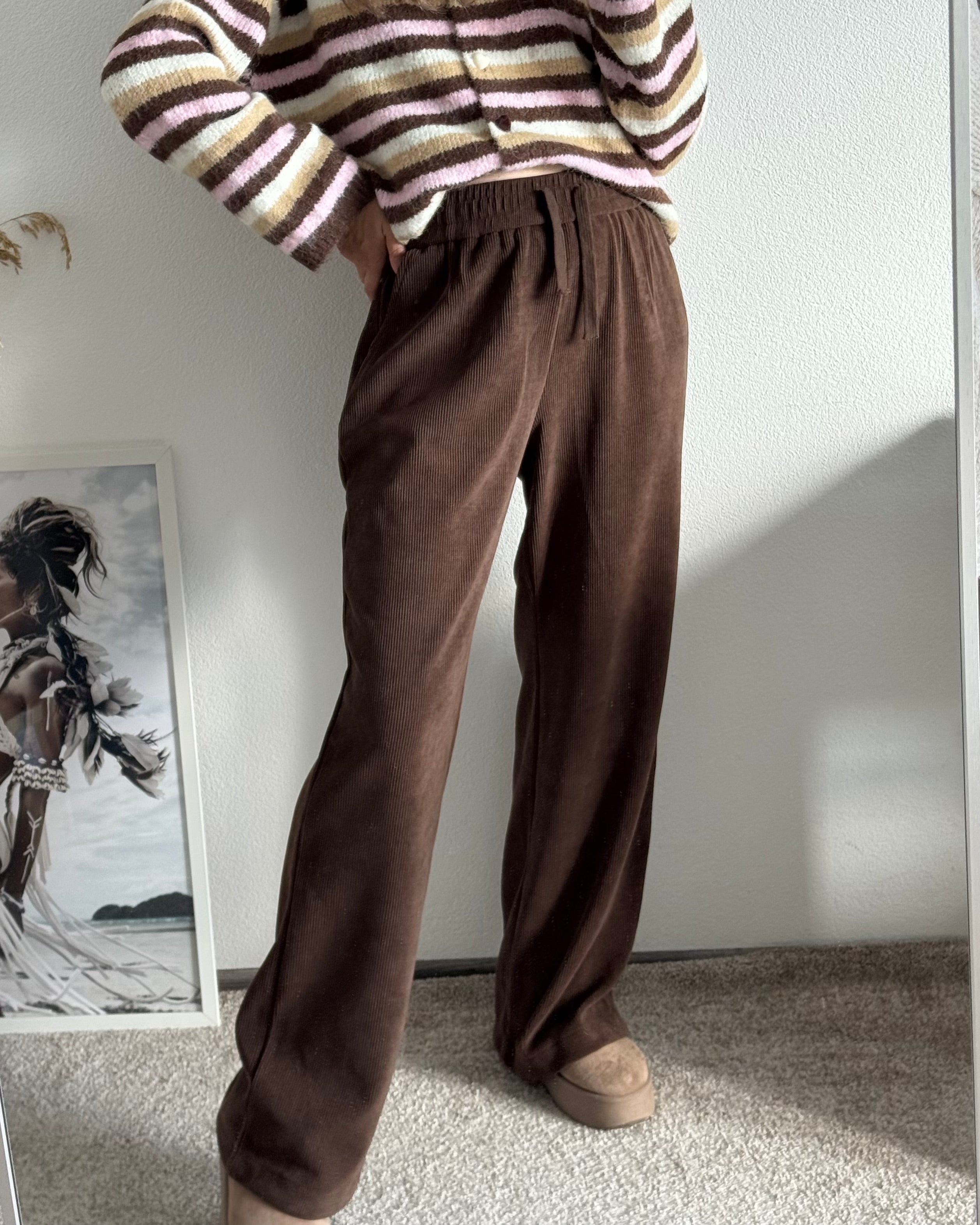 Cordhose SCHOKOBRAUN