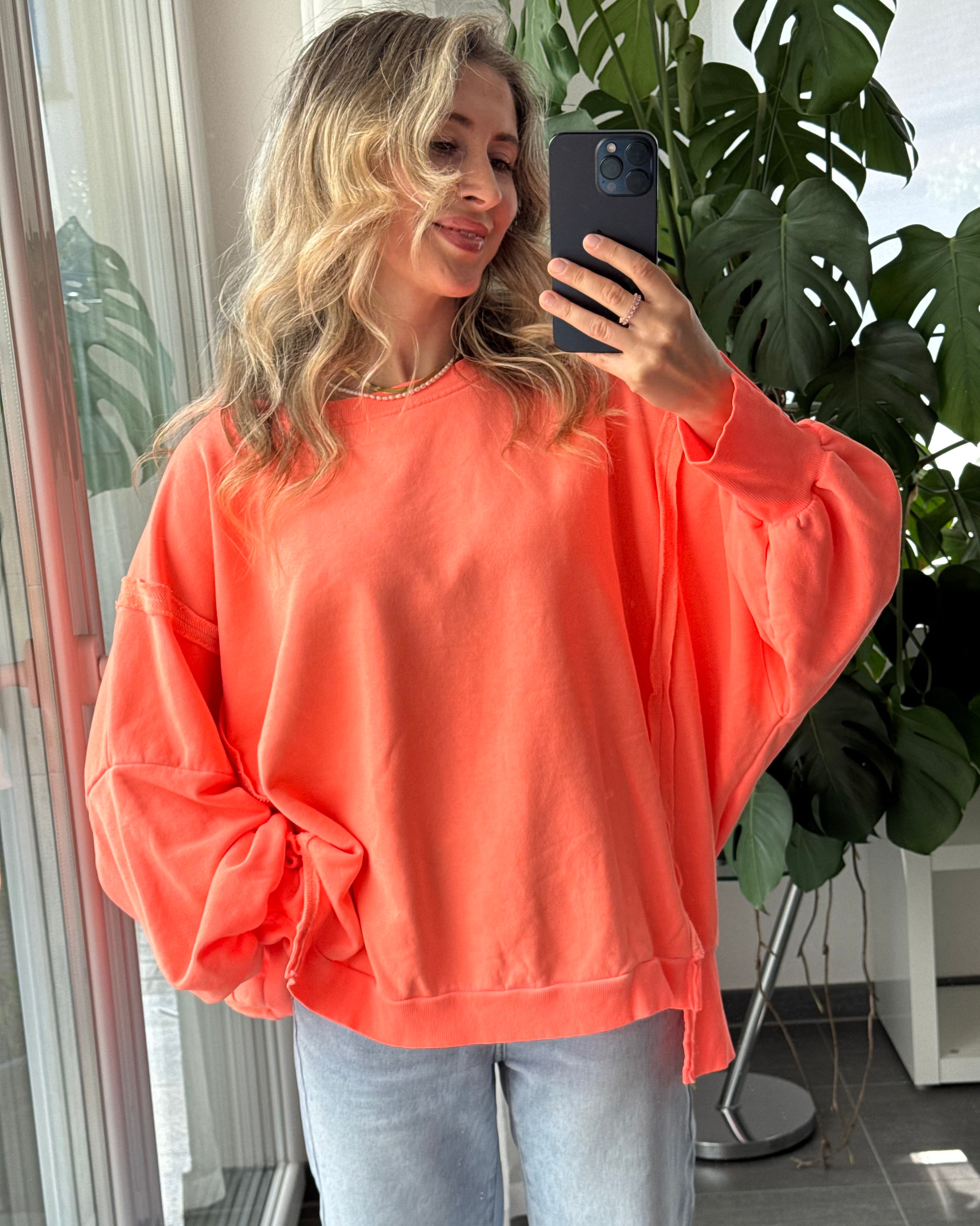 Oversize Sweater Weekend Neon Orange