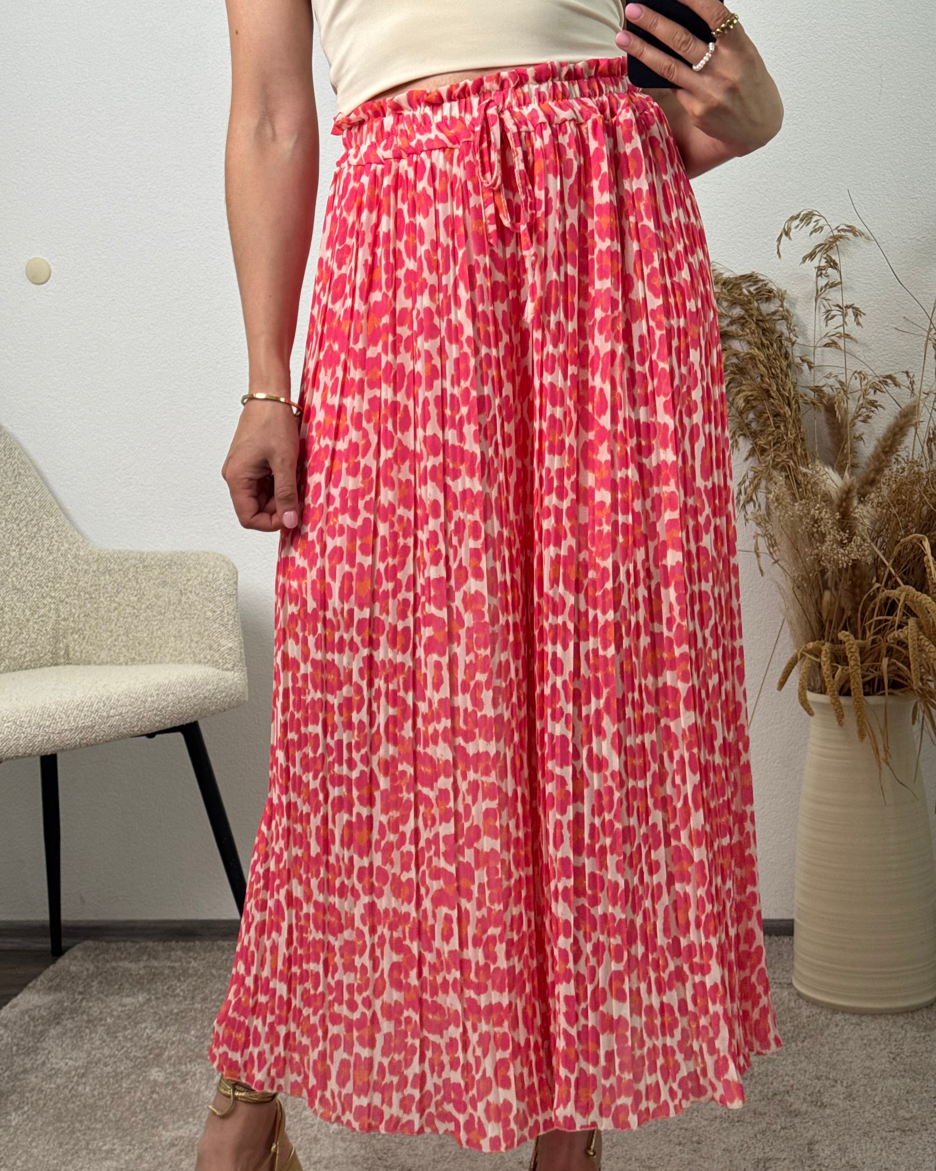 Plisseehose Leo Coral