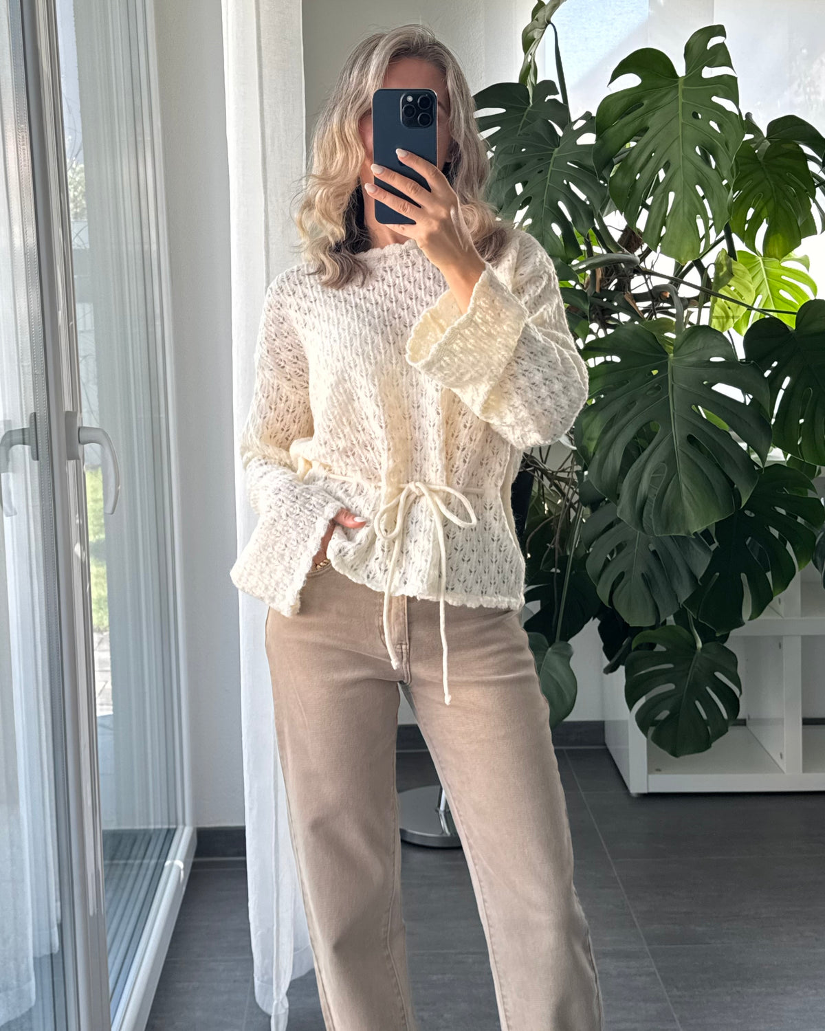 Strickpullover Elodie Creme