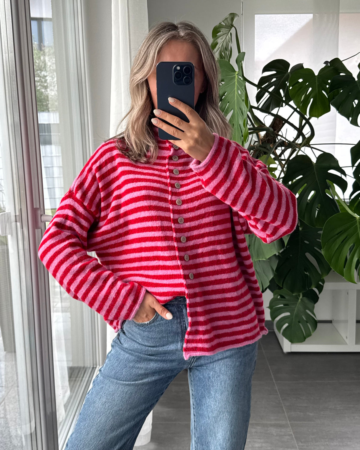 Cardigan Cozy Days Pink
