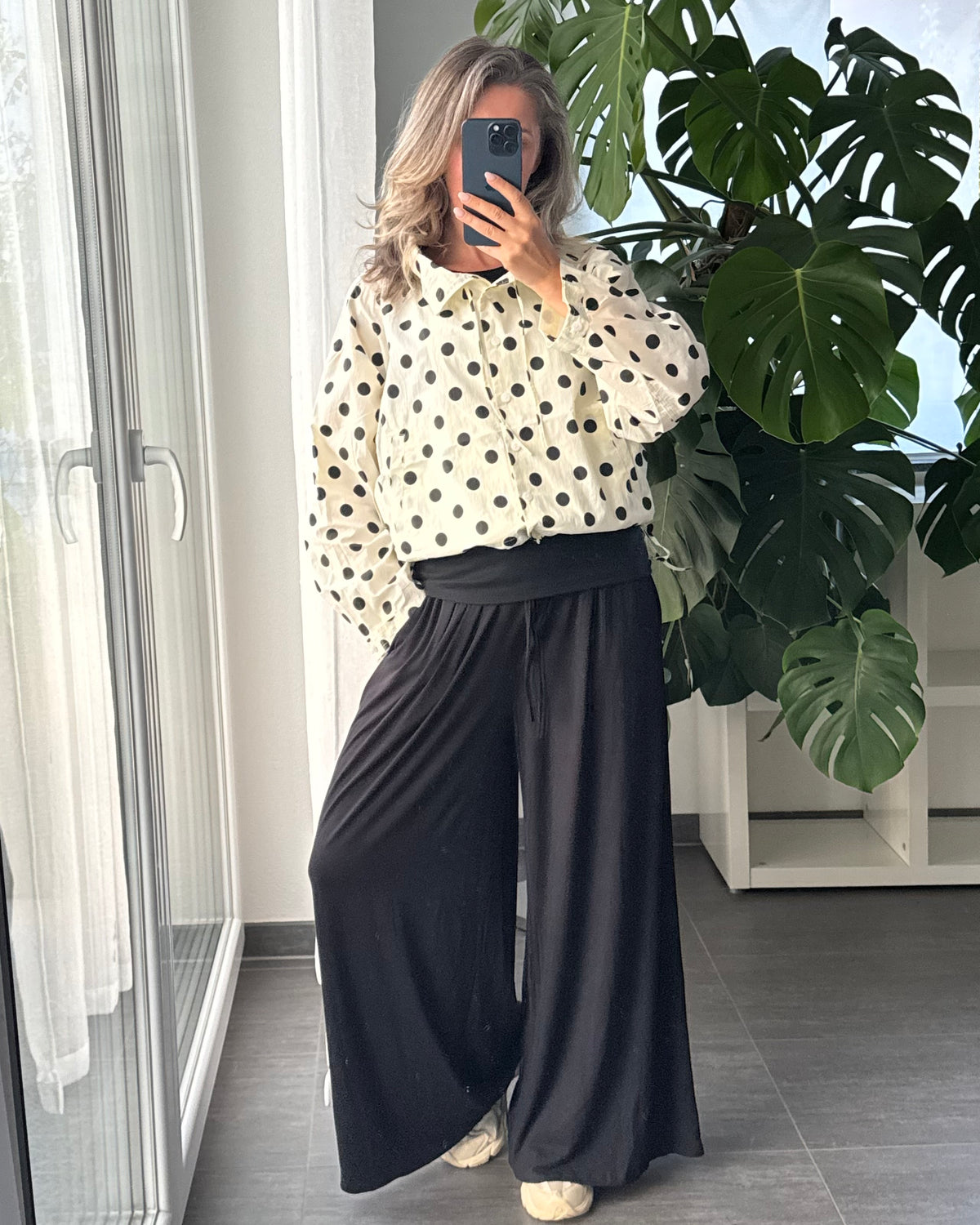 Soft Creme Polka Dots Jacket
