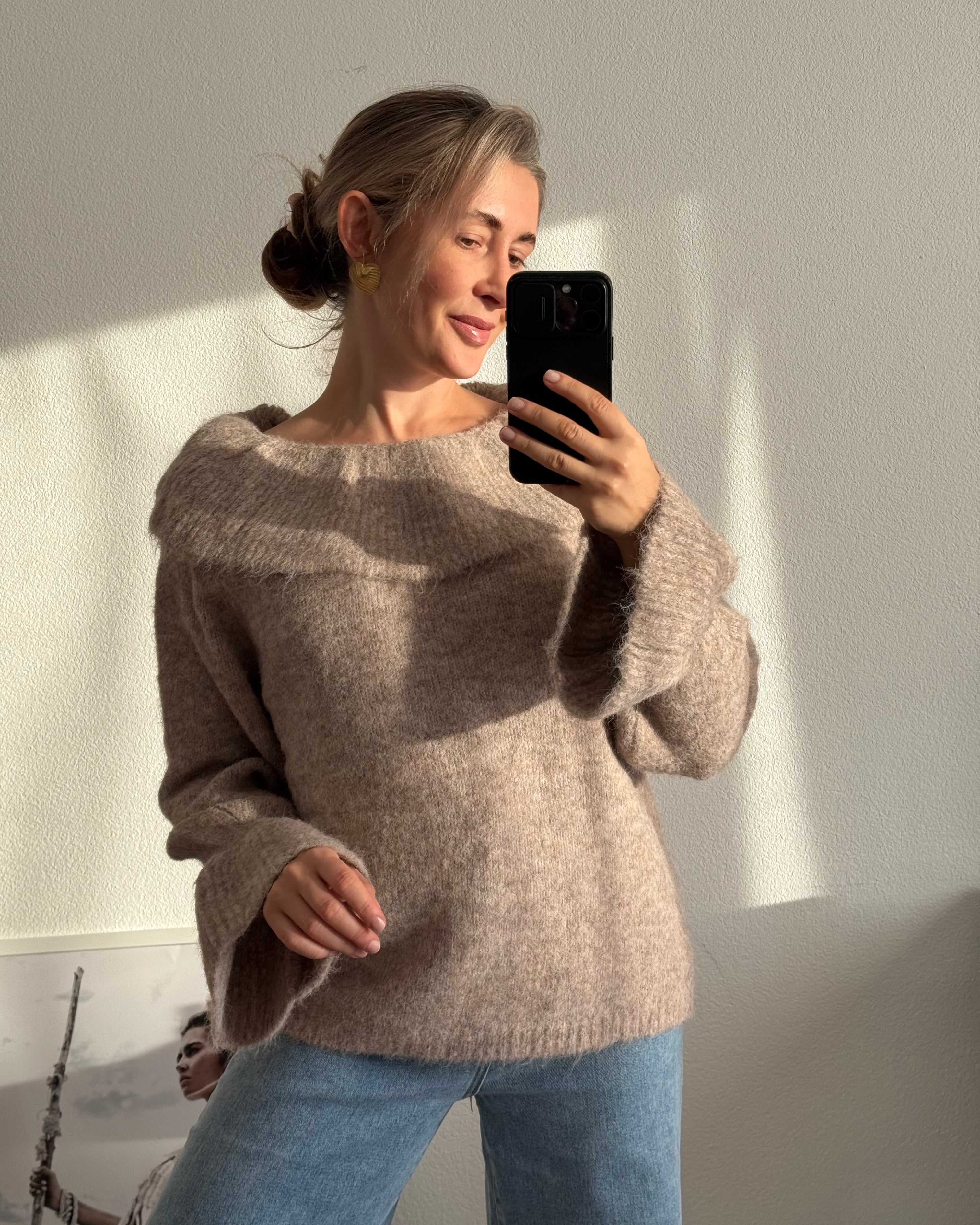 Pullover Softly Touch Mokka