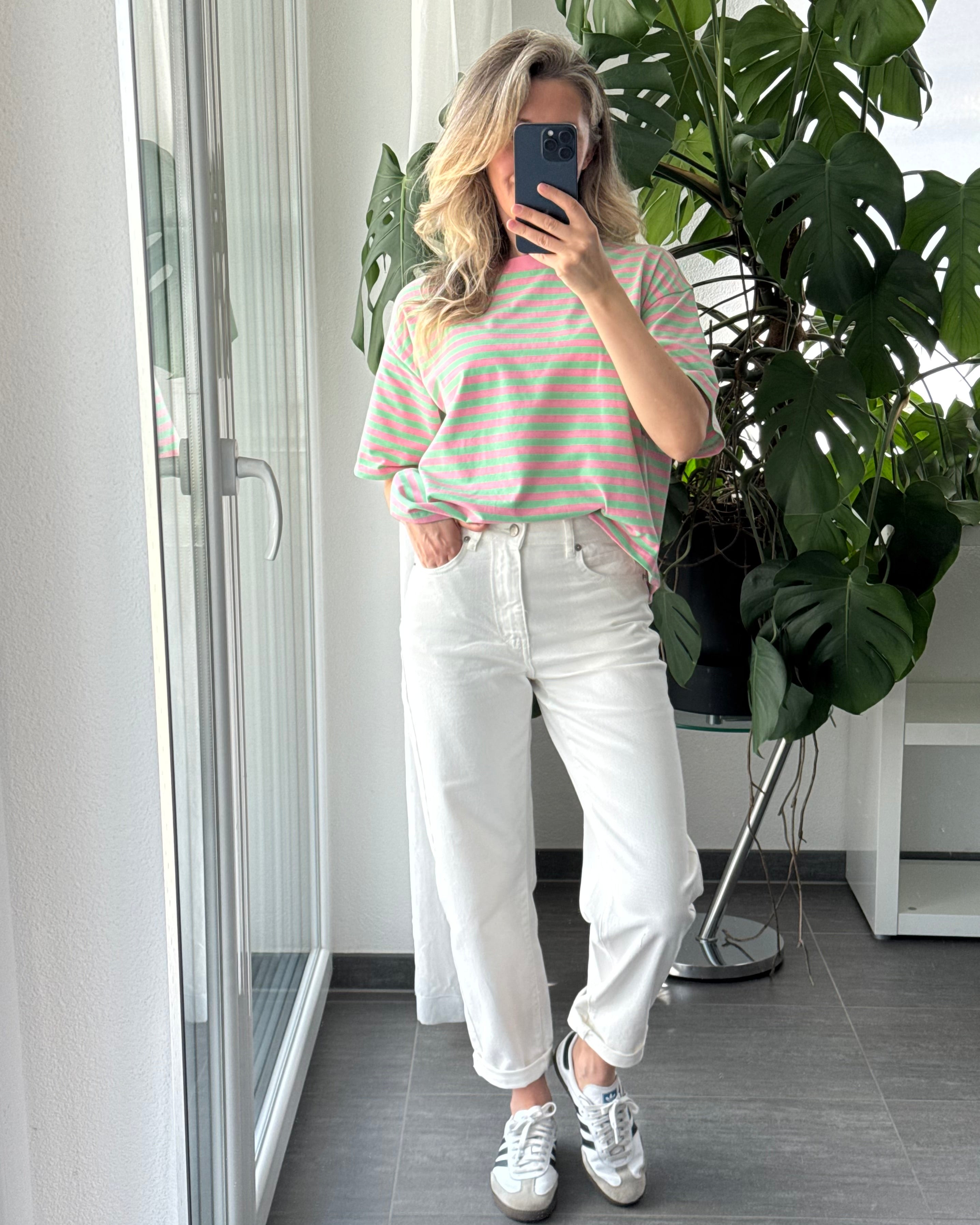MOM JEANS Weiß