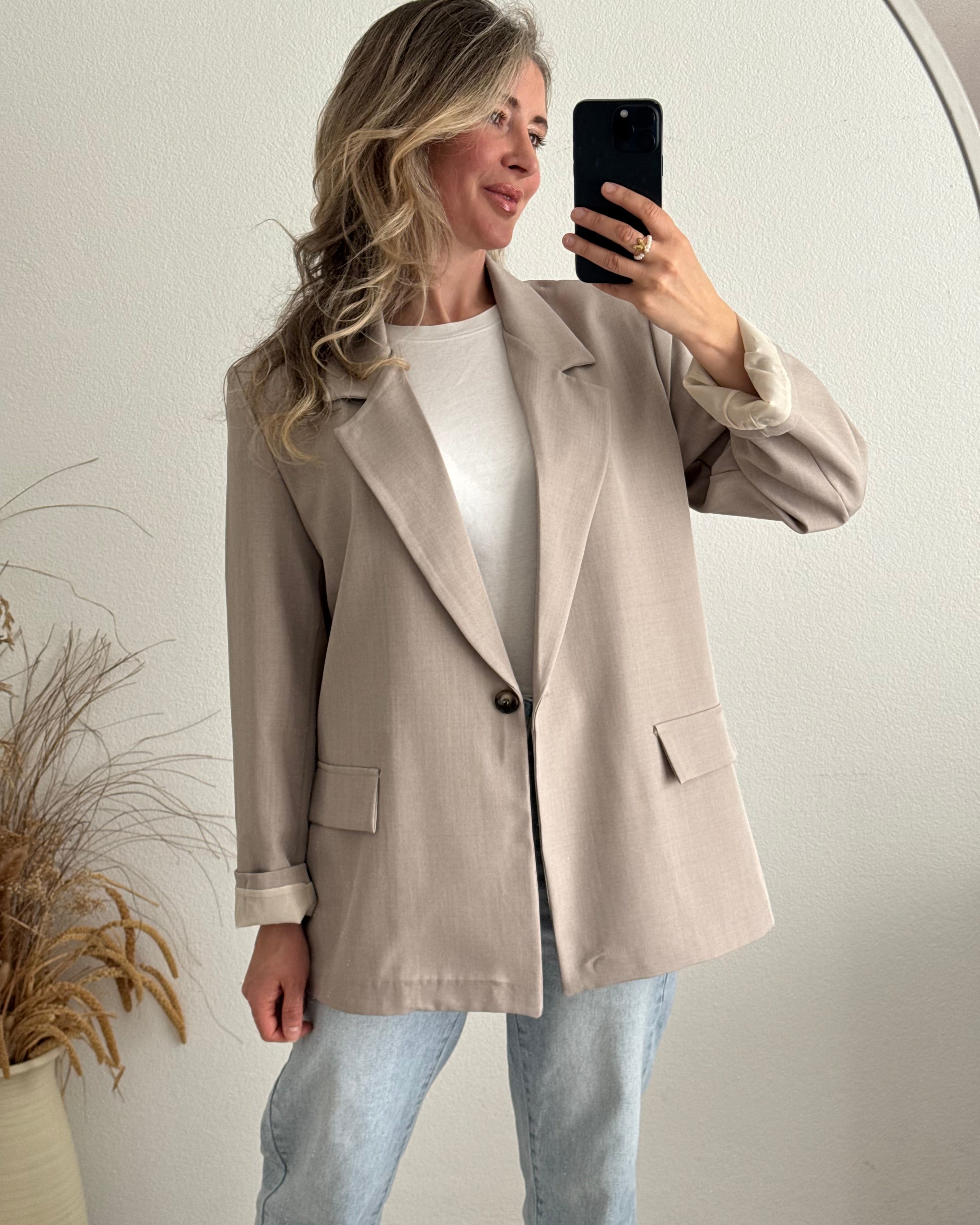 Classic Blazer Taupe