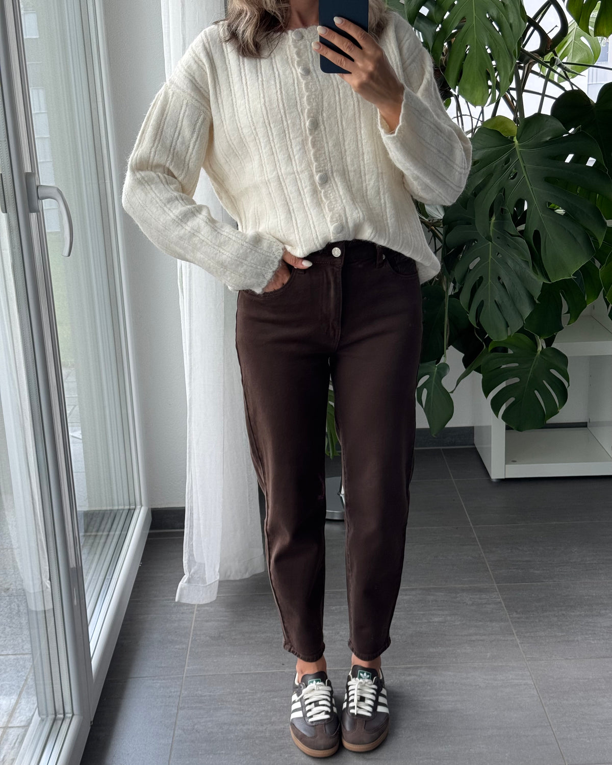 Mom Jeans Daily Chic braun