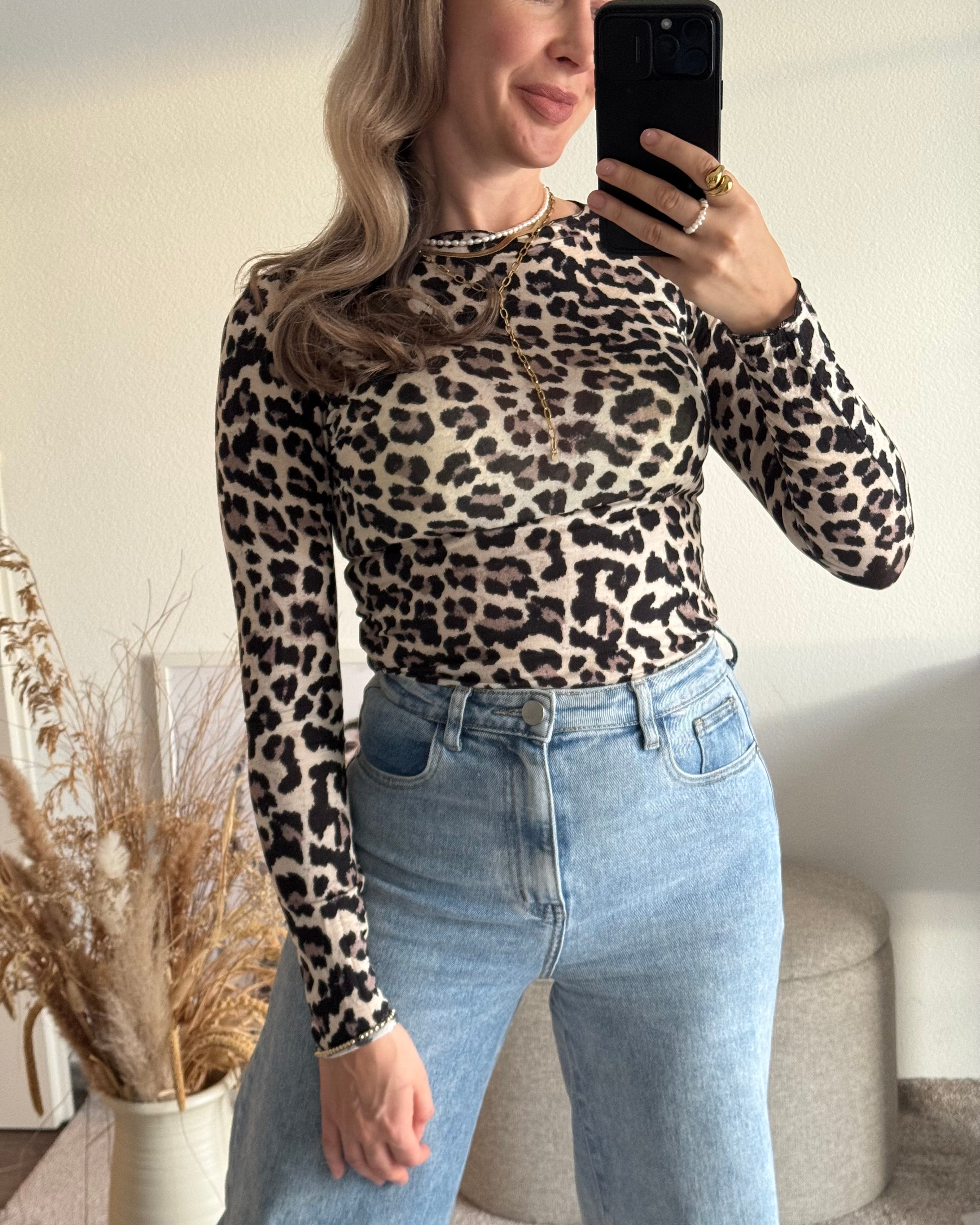 Kaschmir Longsleeve Leo Premium-Qualität