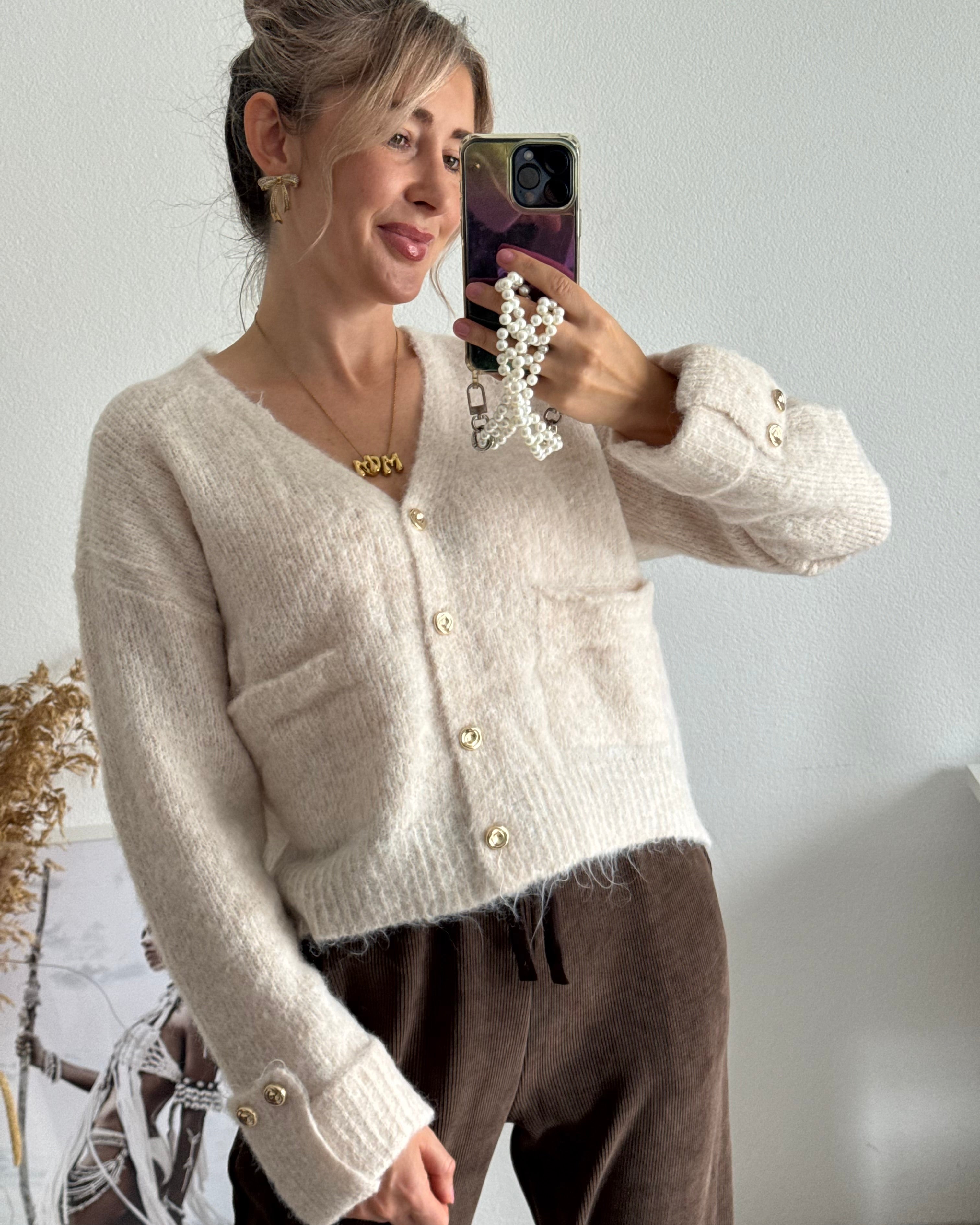 Cardigan Mandy Beige